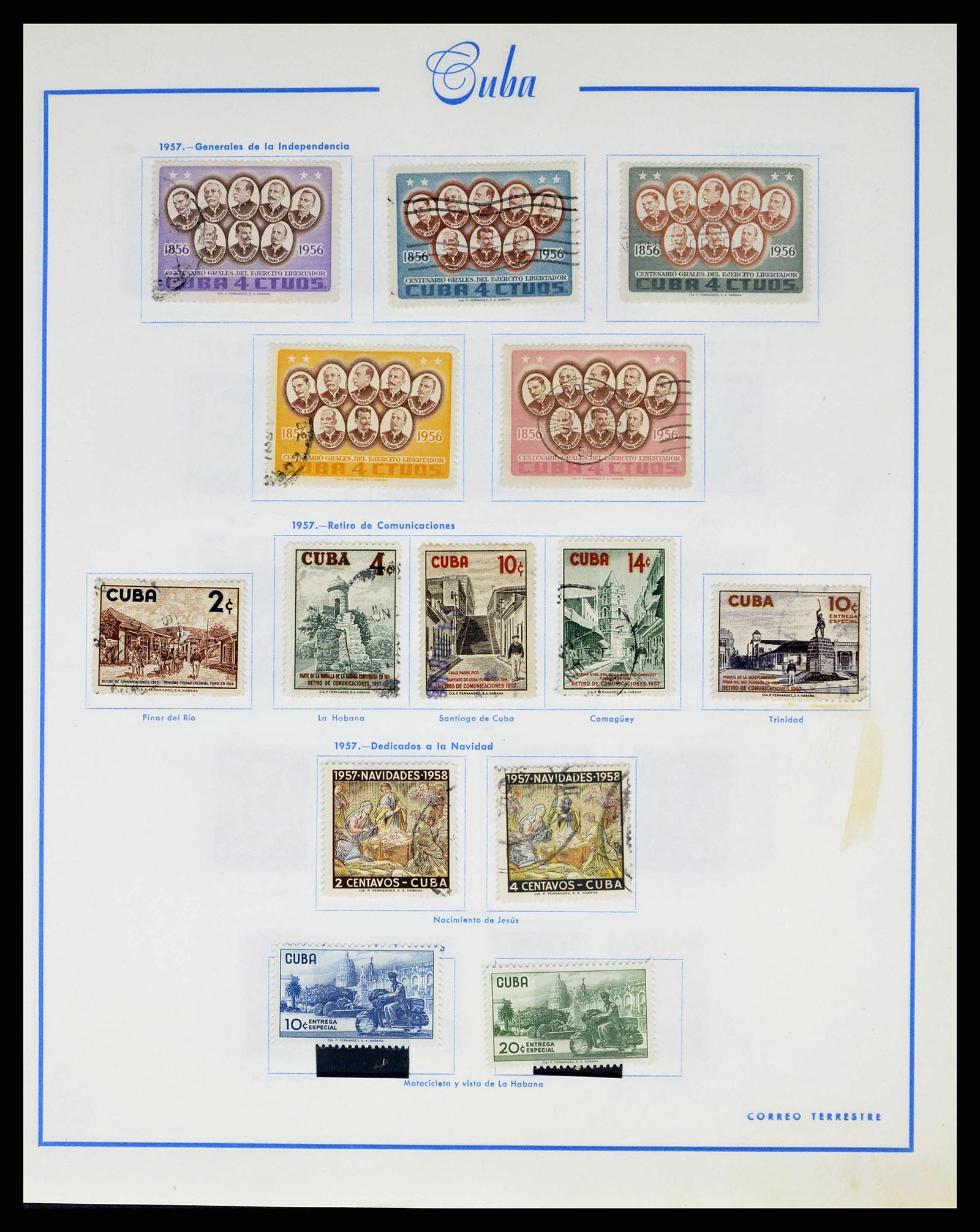 38467 0035 - Stamp collection 38467 Cuba 1855-1962.