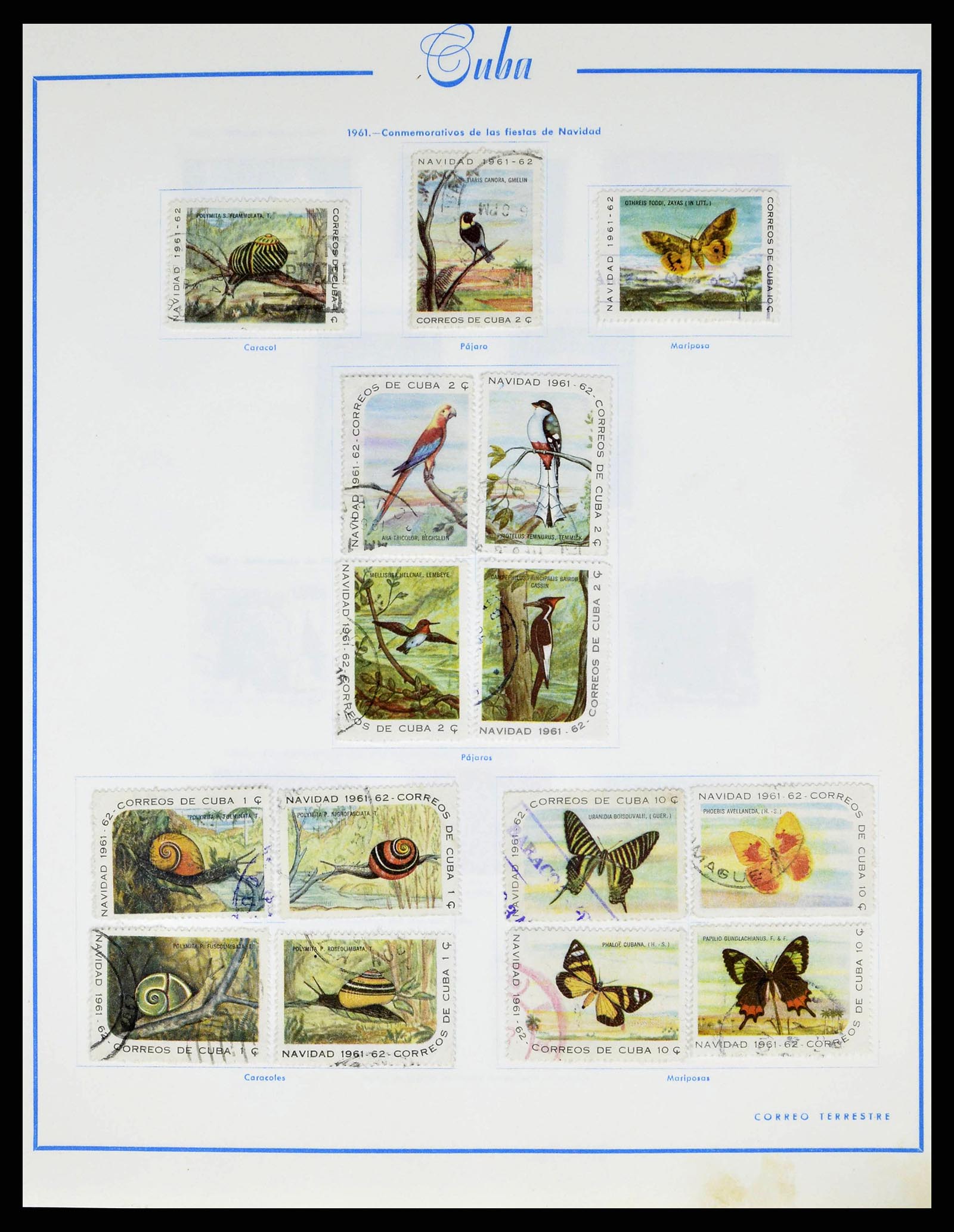38467 0045 - Postzegelverzameling 38467 Cuba 1855-1962.