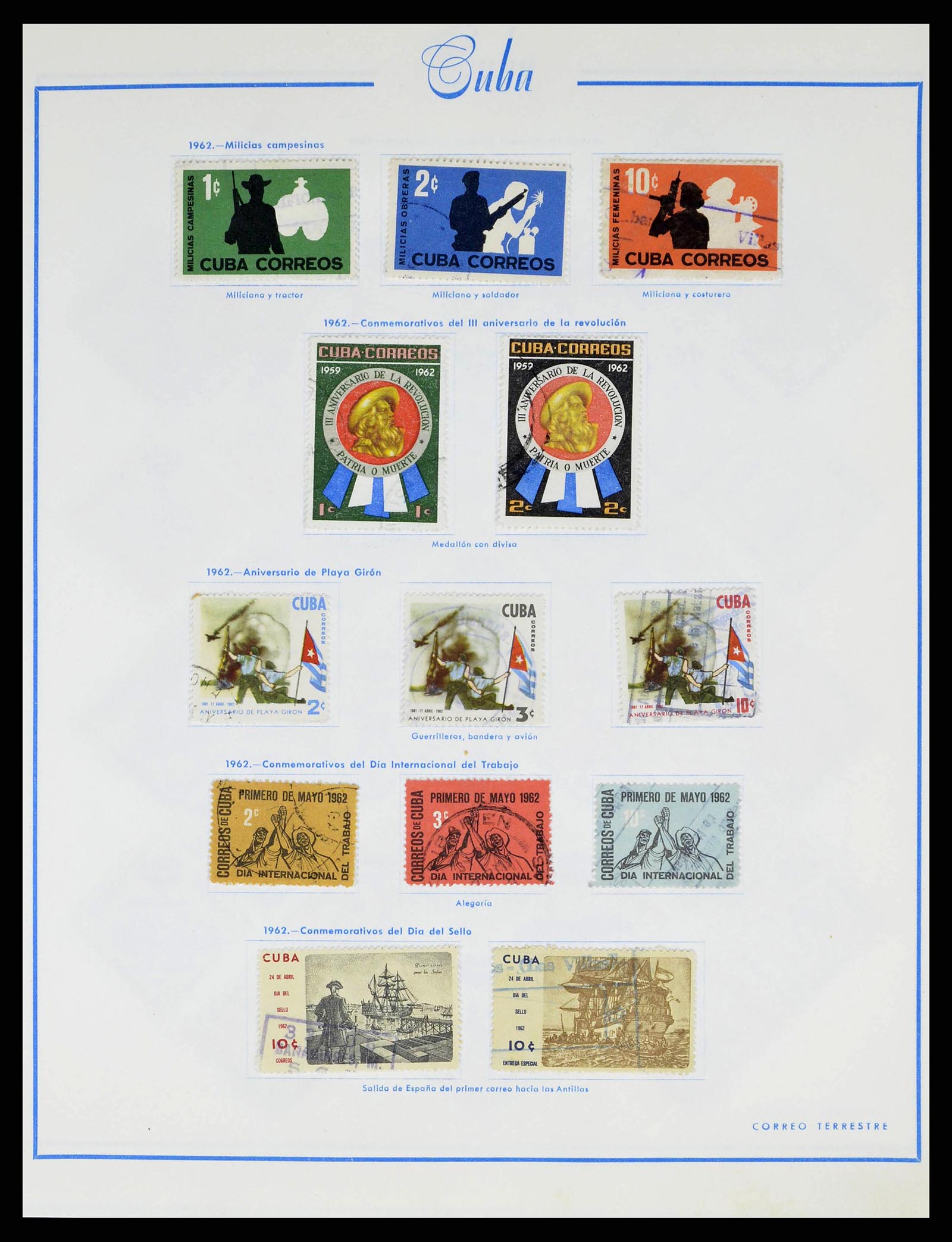 38467 0046 - Postzegelverzameling 38467 Cuba 1855-1962.