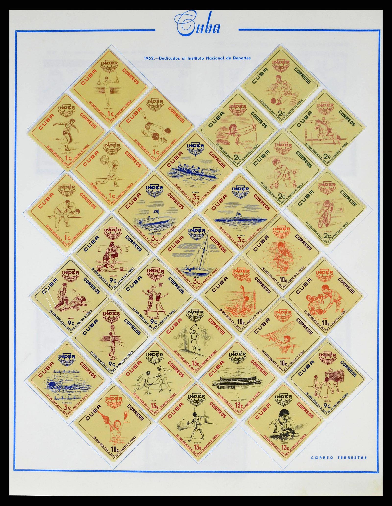 38467 0047 - Postzegelverzameling 38467 Cuba 1855-1962.