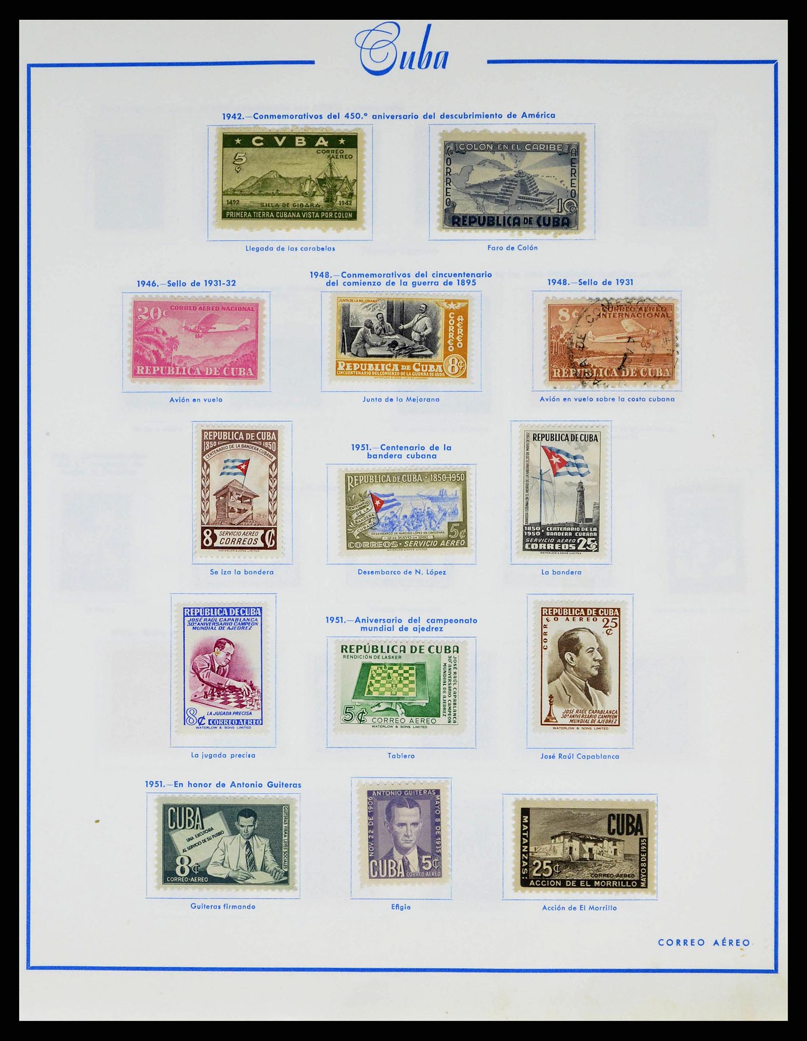 38467 0051 - Stamp collection 38467 Cuba 1855-1962.