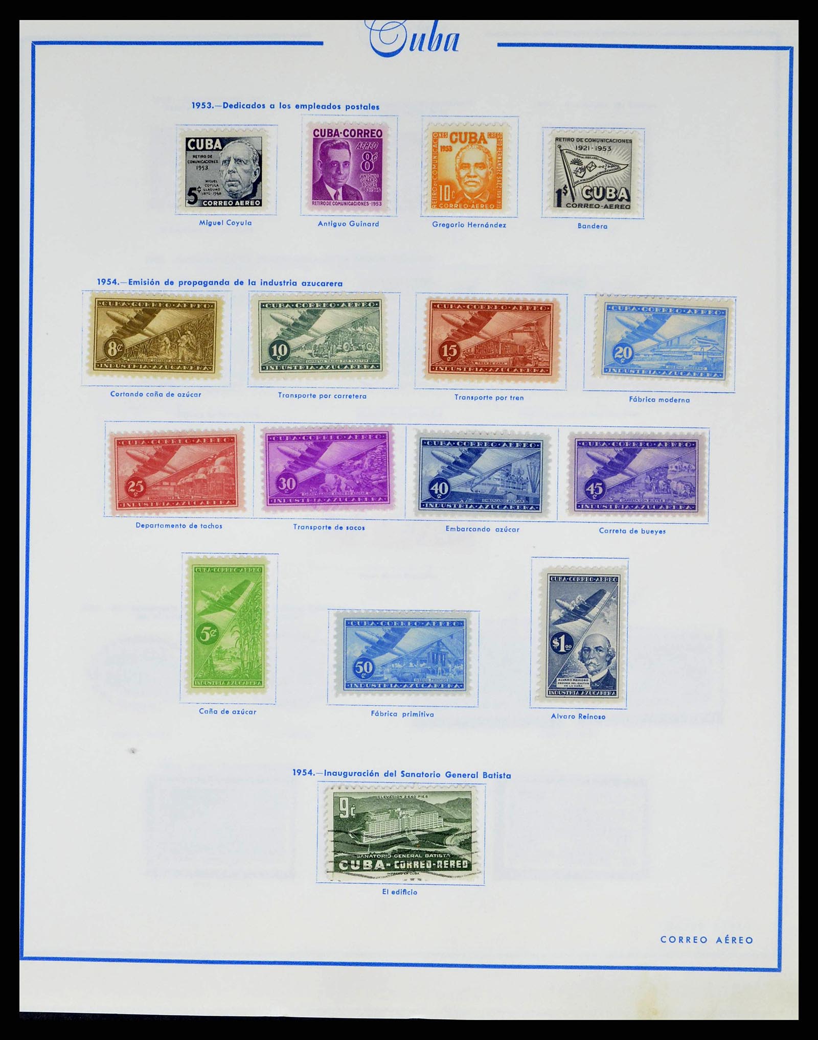 38467 0054 - Postzegelverzameling 38467 Cuba 1855-1962.