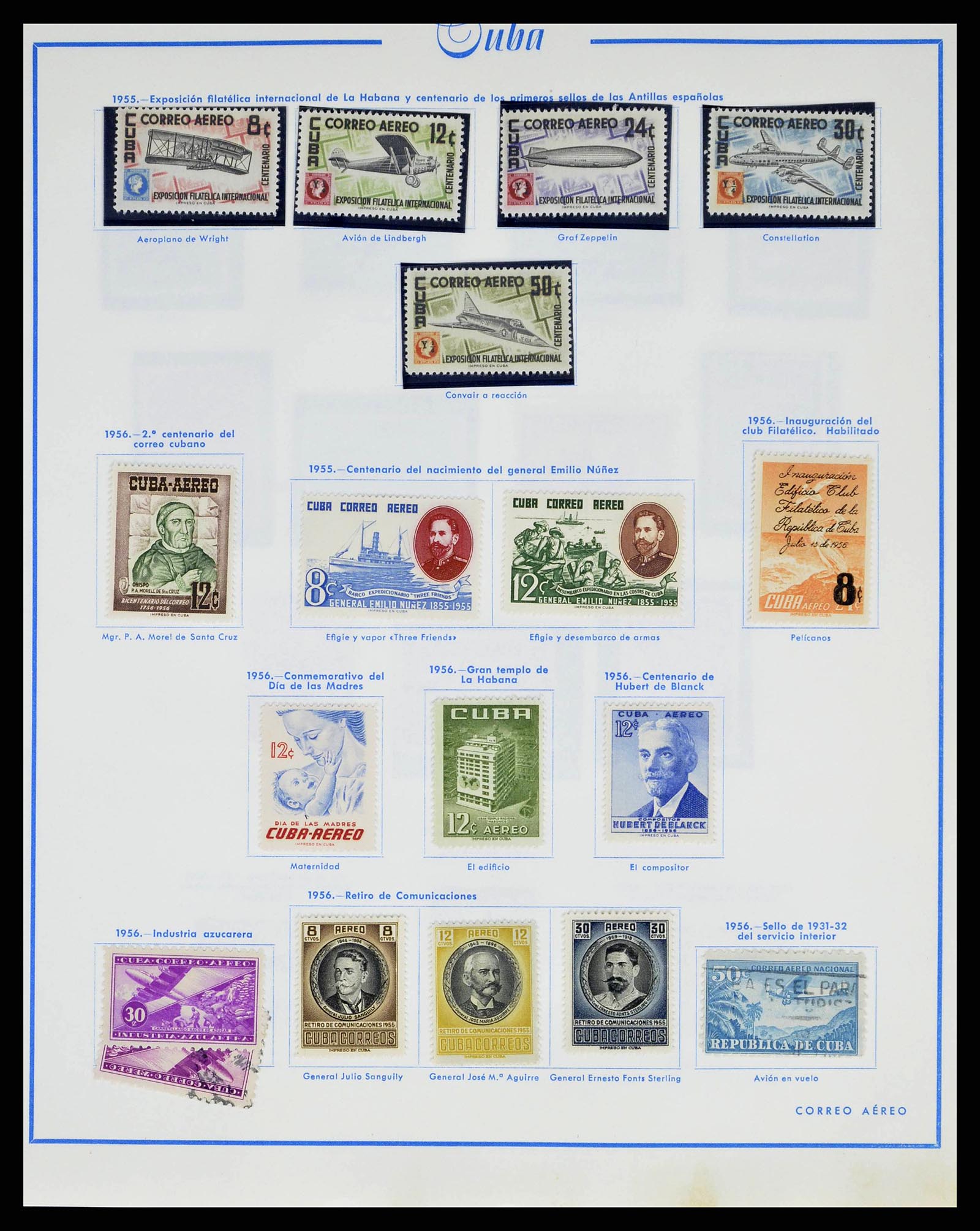 38467 0056 - Stamp collection 38467 Cuba 1855-1962.