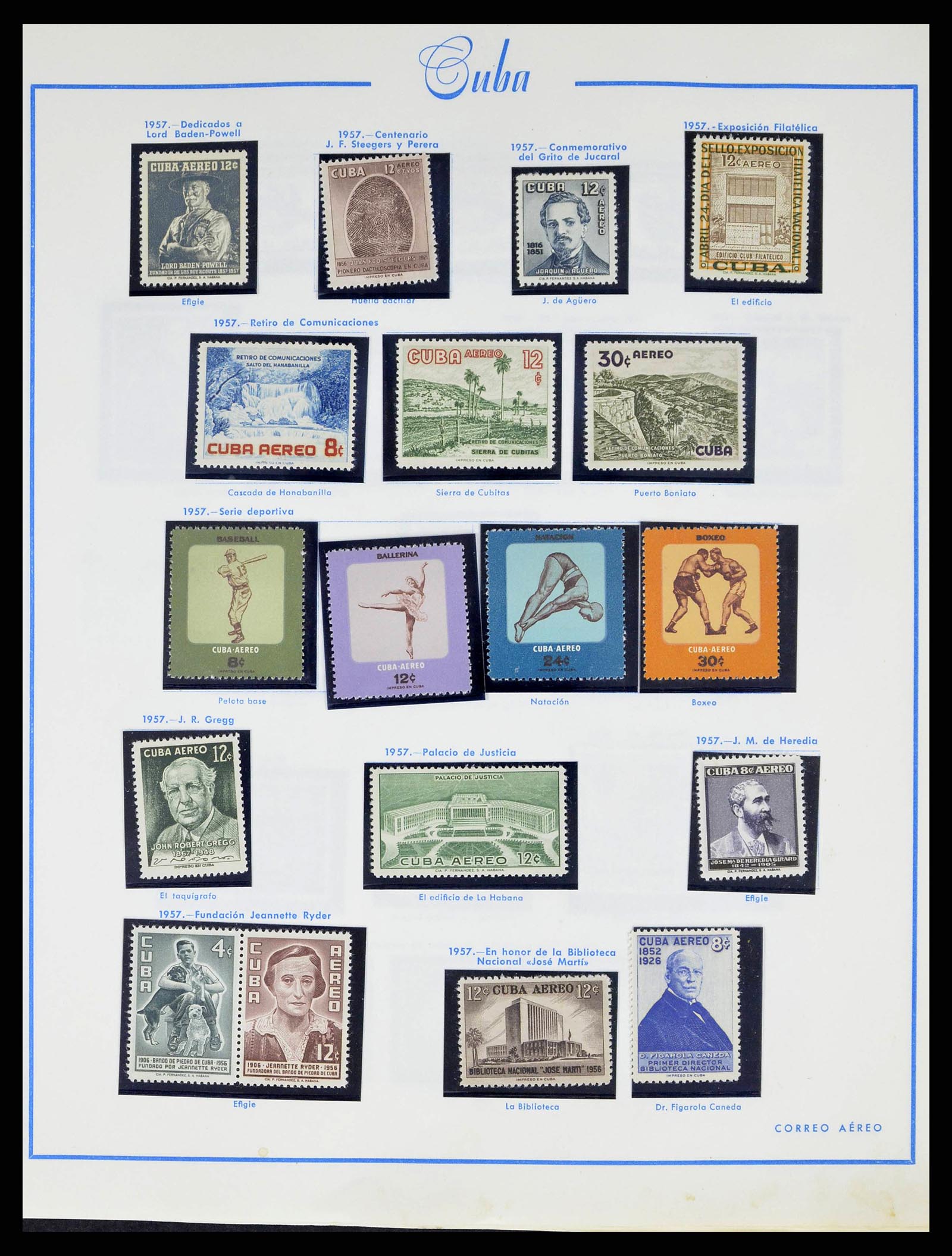 38467 0058 - Stamp collection 38467 Cuba 1855-1962.