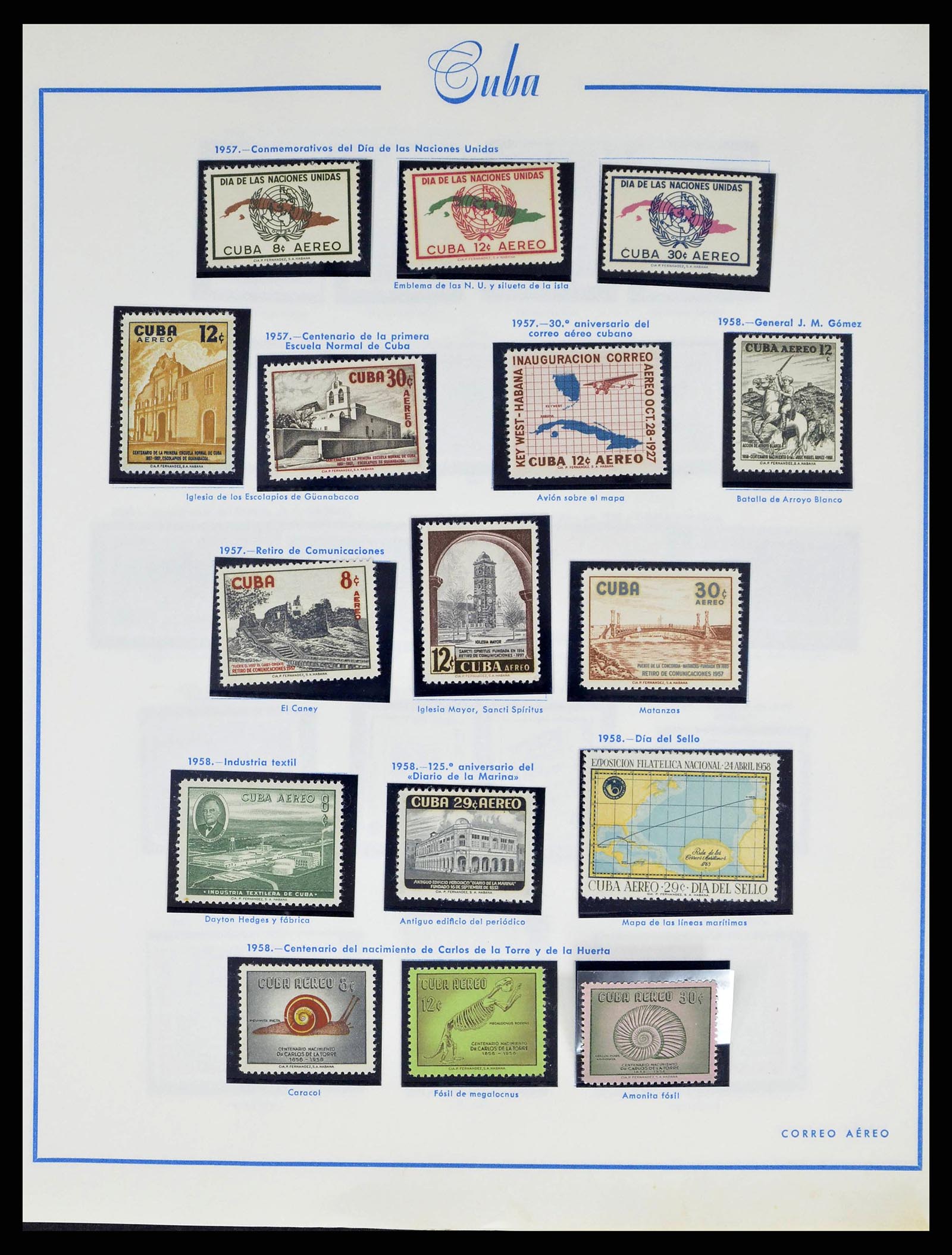 38467 0059 - Stamp collection 38467 Cuba 1855-1962.