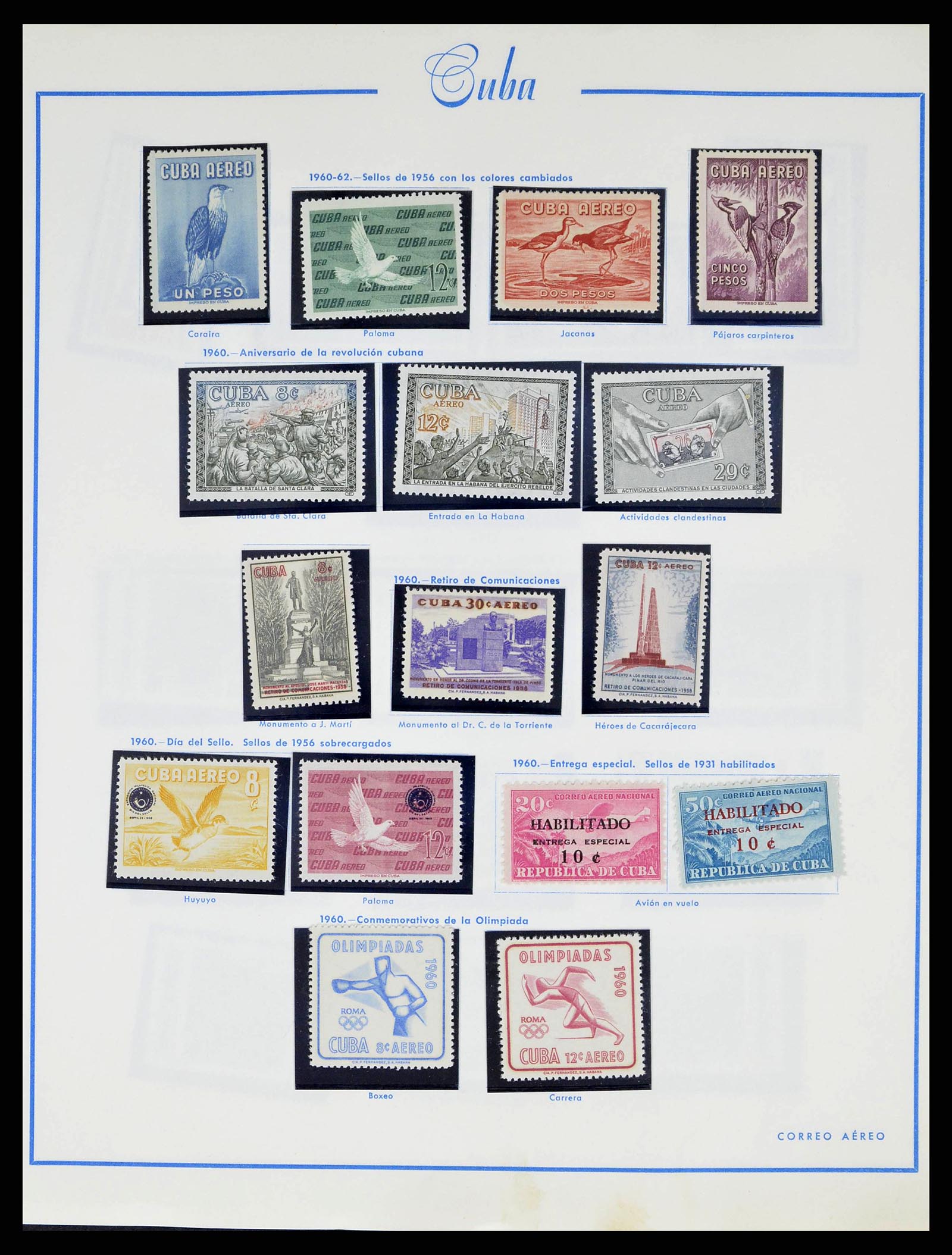 38467 0061 - Postzegelverzameling 38467 Cuba 1855-1962.