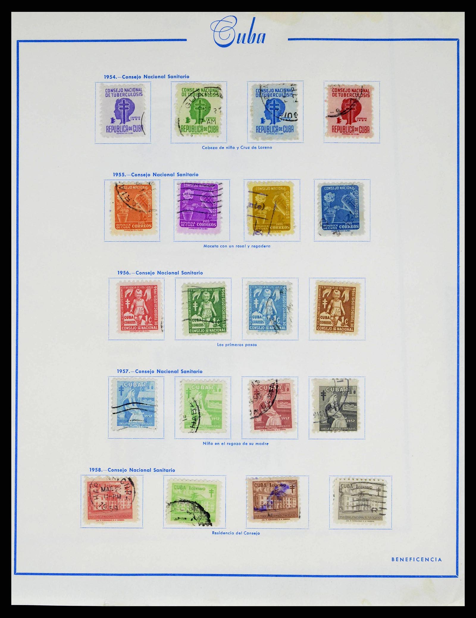 38467 0071 - Stamp collection 38467 Cuba 1855-1962.