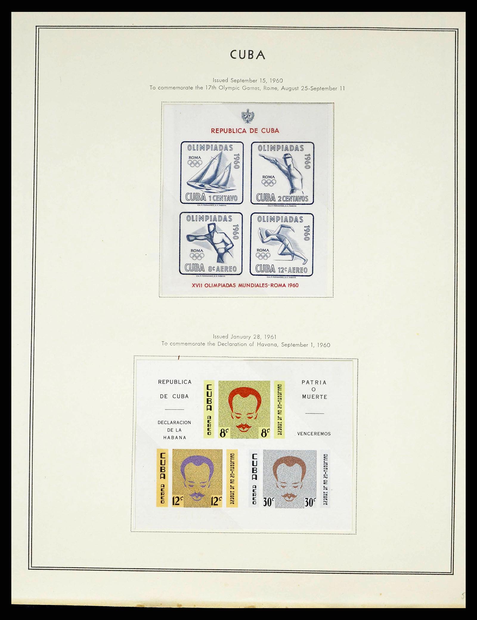 38467 0072 - Postzegelverzameling 38467 Cuba 1855-1962.