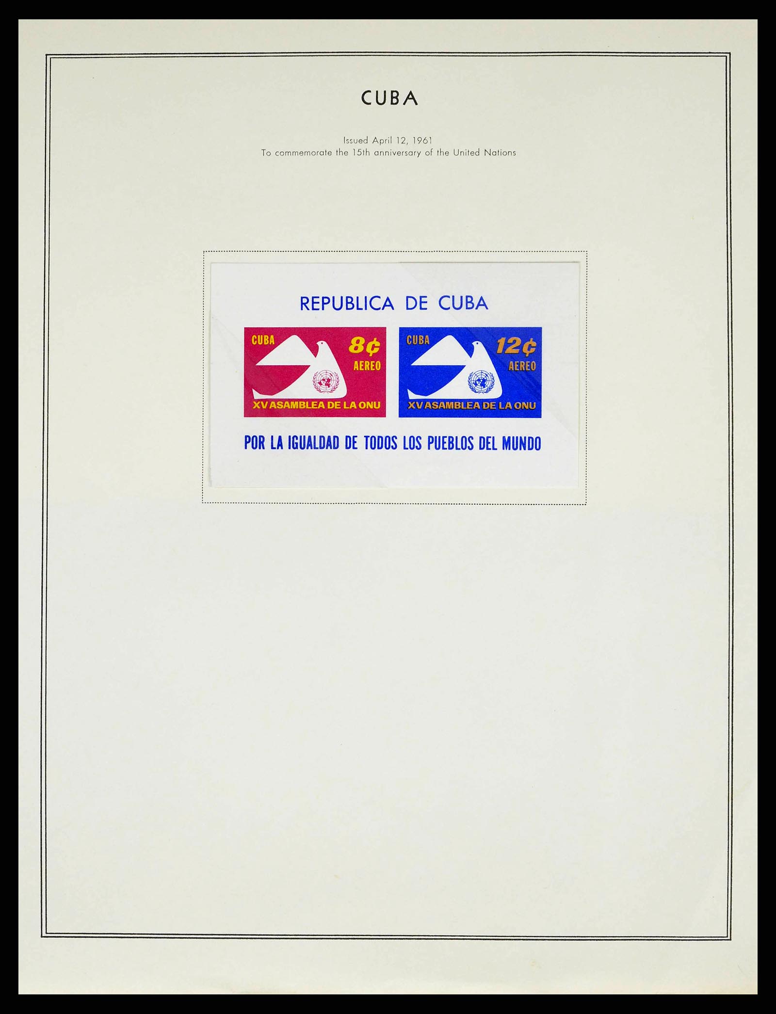 38467 0073 - Postzegelverzameling 38467 Cuba 1855-1962.
