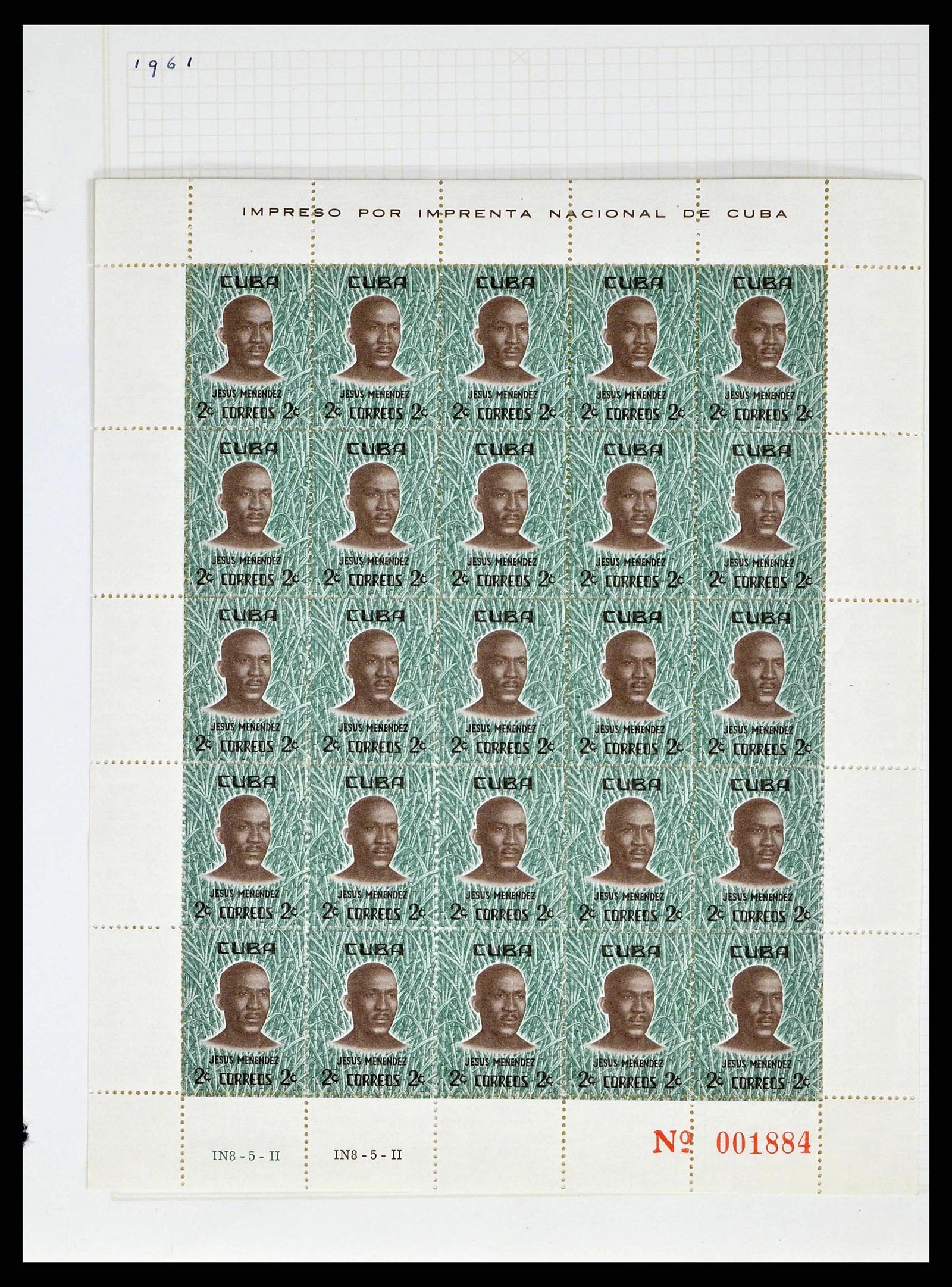 38467 0074 - Postzegelverzameling 38467 Cuba 1855-1962.
