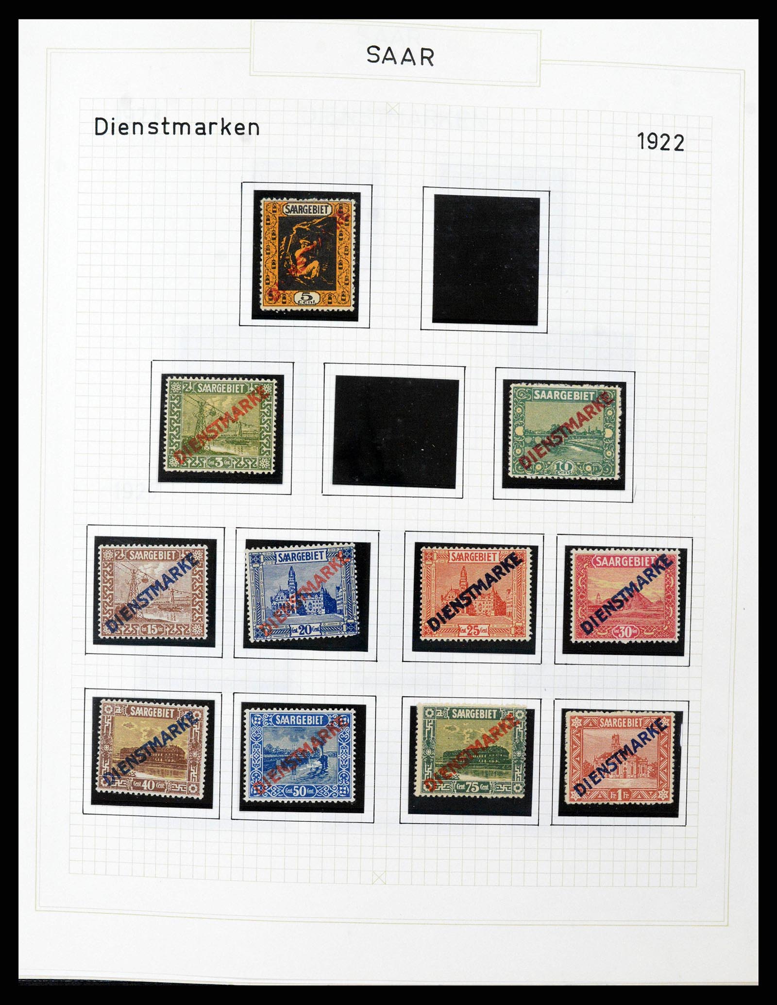 38469 0015 - Stamp collection 38469 German territories 1920-1959.