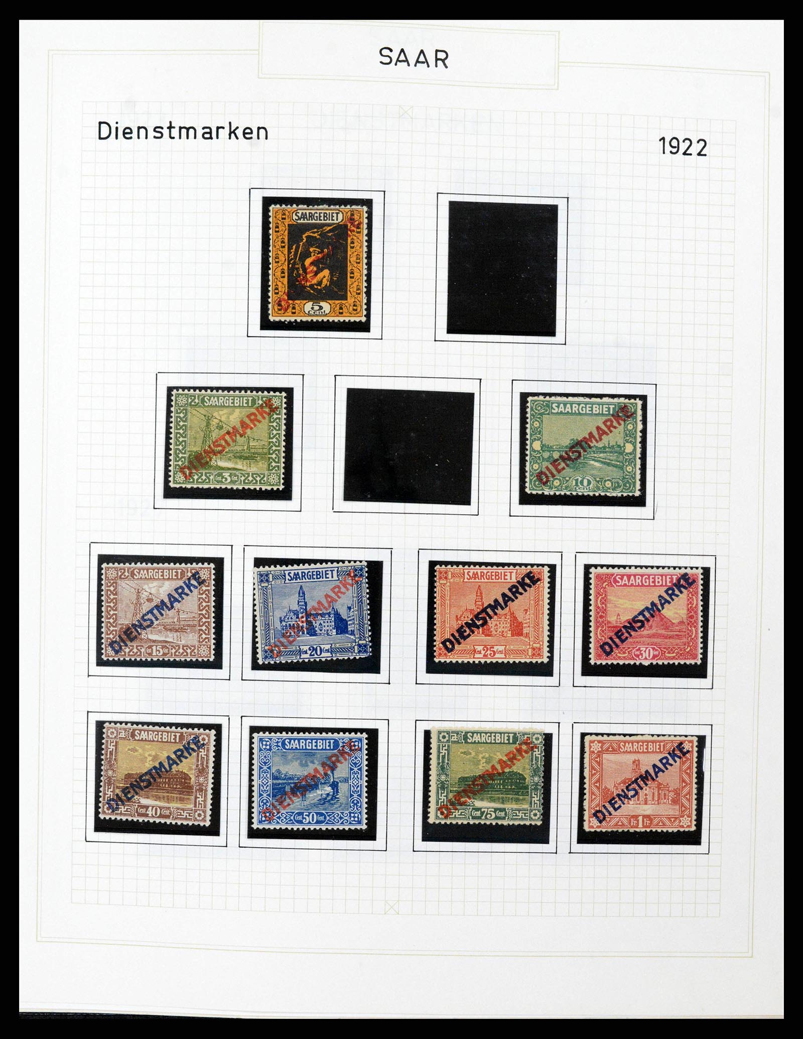 38469 0015 - Postzegelverzameling 38469 Duitse gebieden 1920-1959.