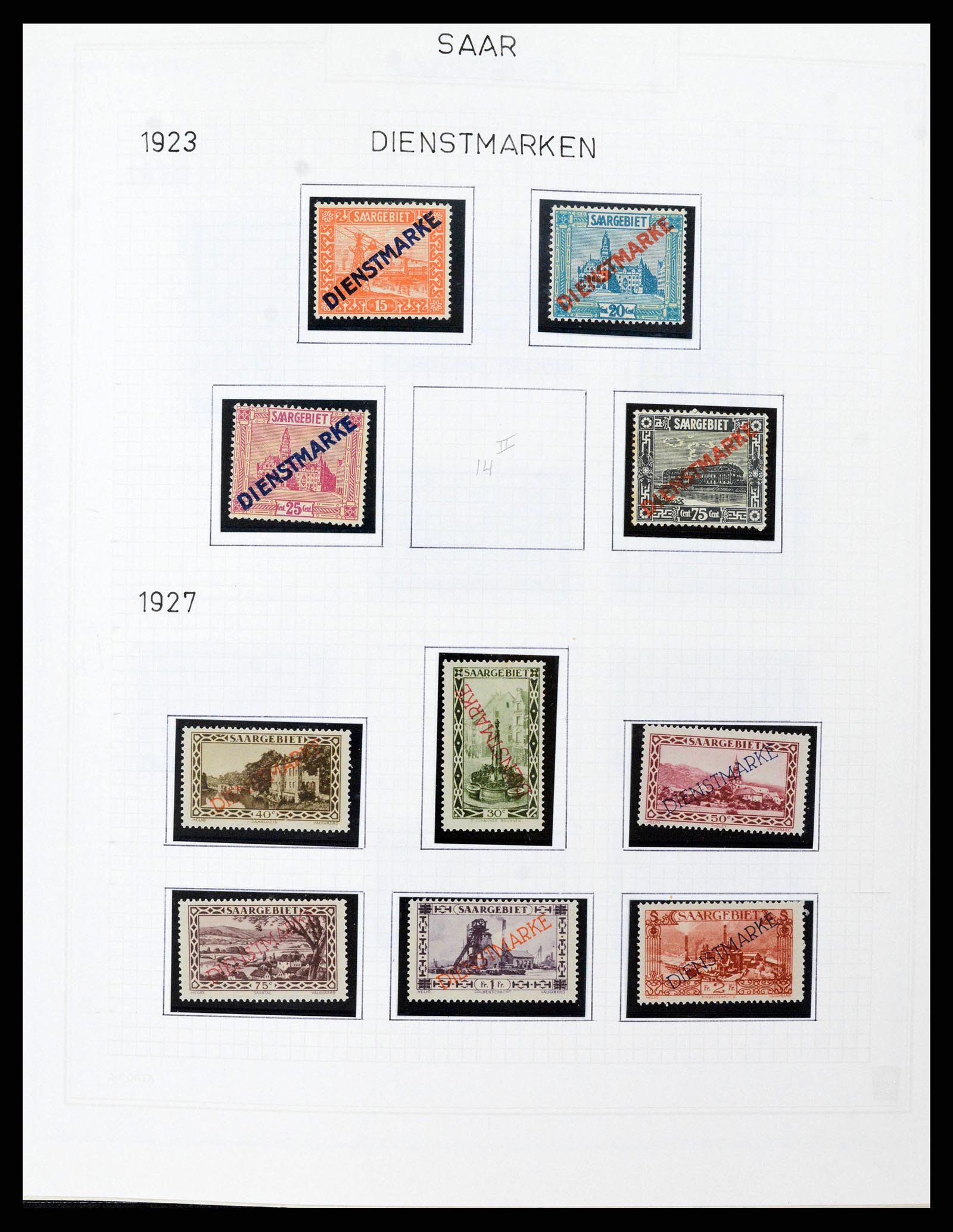 38469 0016 - Postzegelverzameling 38469 Duitse gebieden 1920-1959.