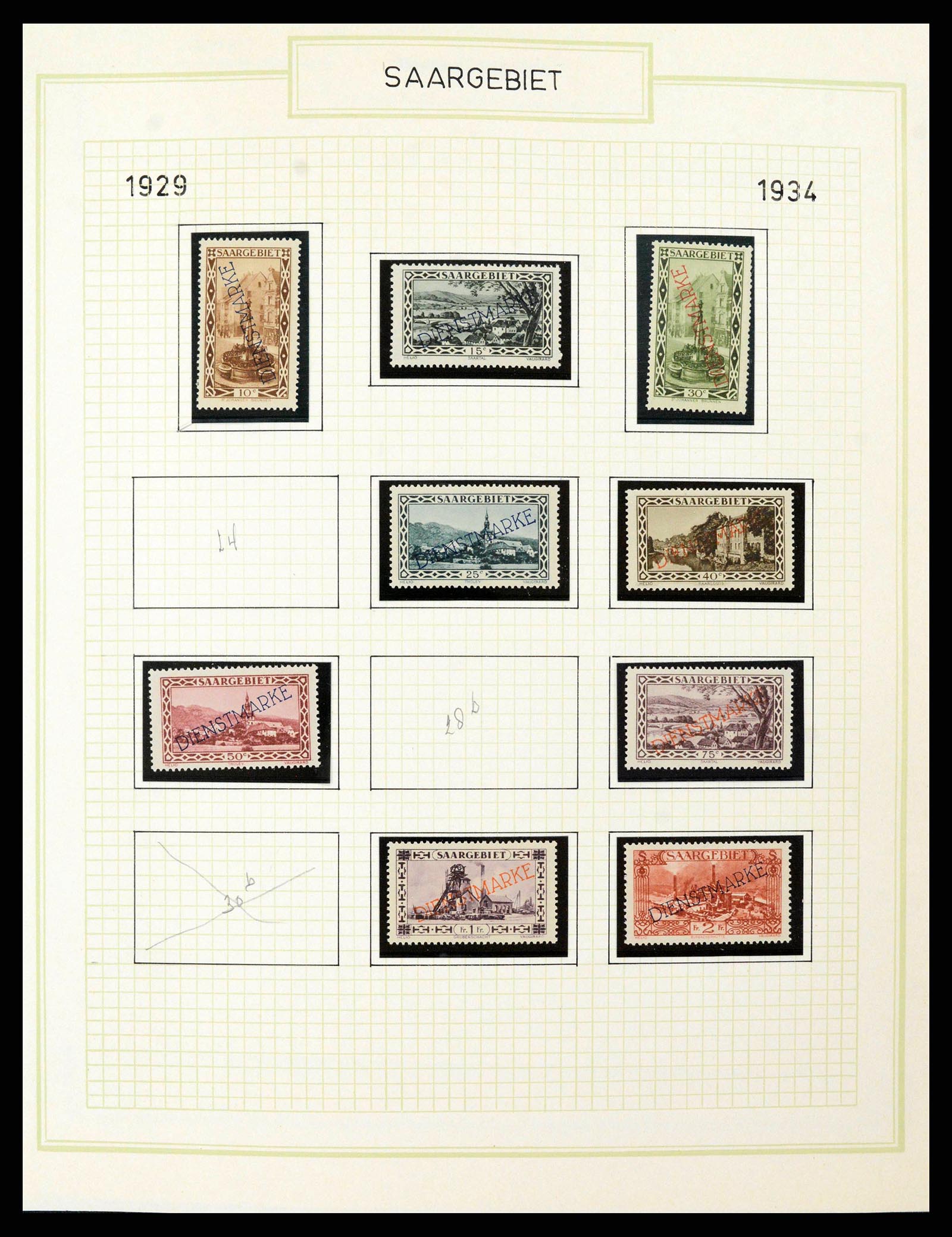 38469 0017 - Stamp collection 38469 German territories 1920-1959.