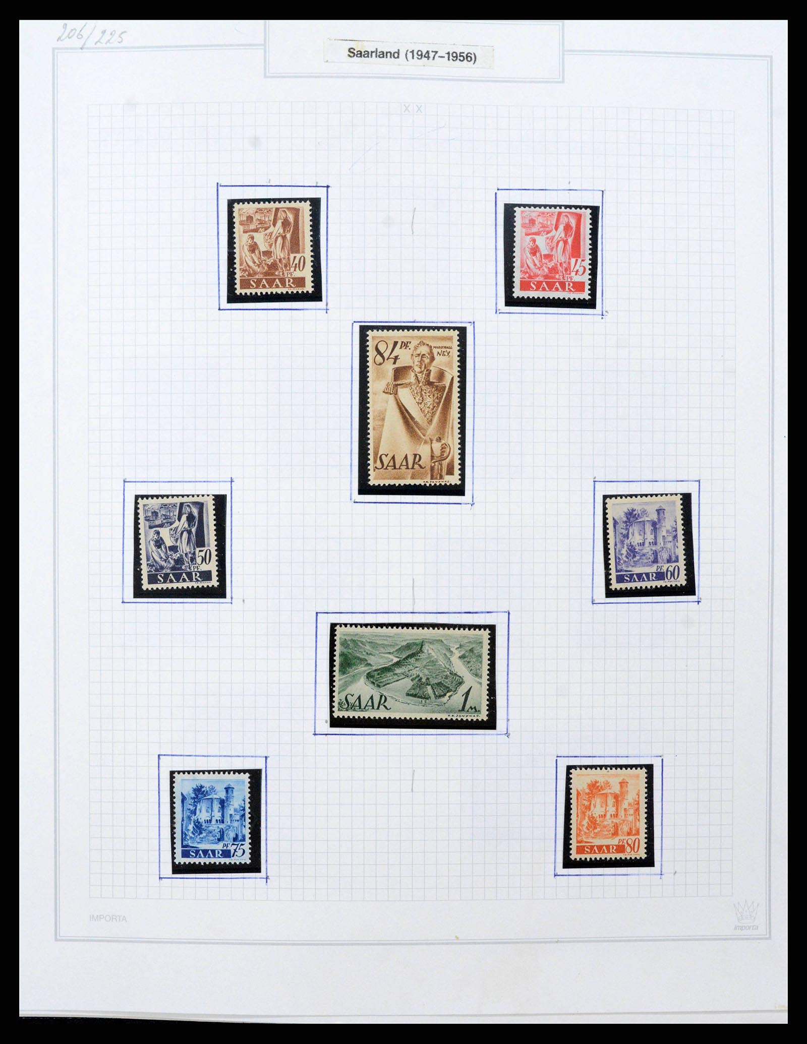 38469 0019 - Postzegelverzameling 38469 Duitse gebieden 1920-1959.