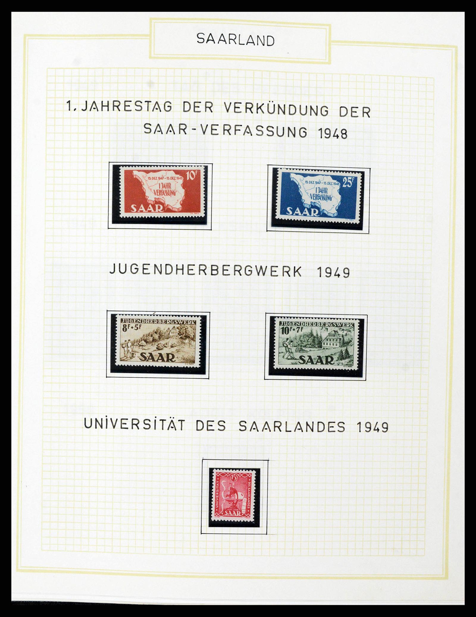38469 0023 - Stamp collection 38469 German territories 1920-1959.