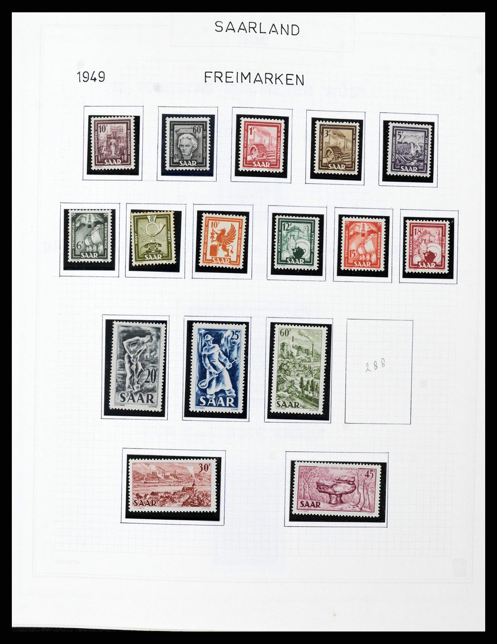 38469 0025 - Stamp collection 38469 German territories 1920-1959.