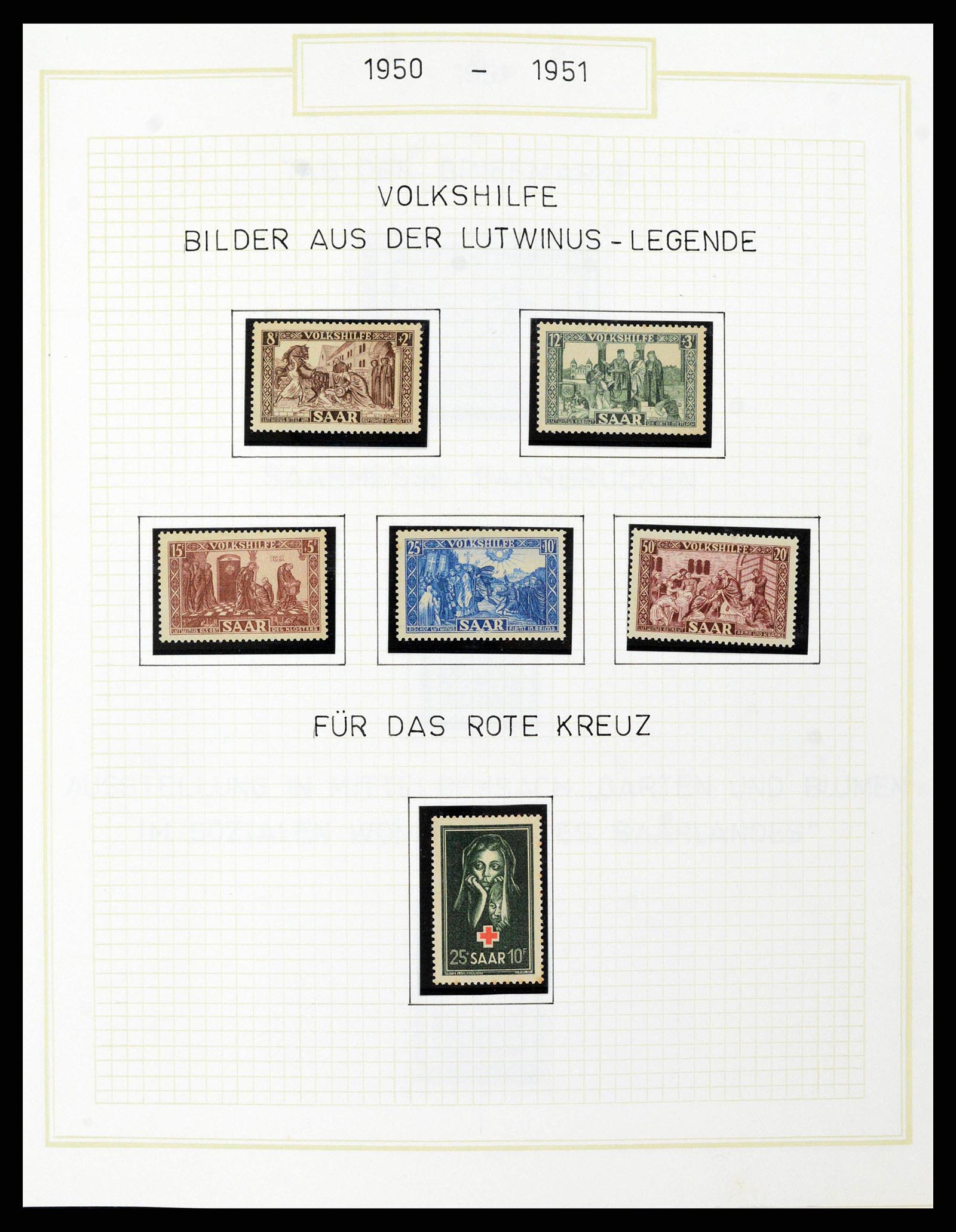 38469 0028 - Stamp collection 38469 German territories 1920-1959.
