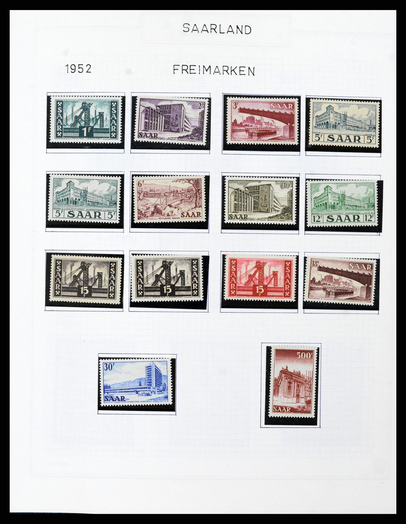 38469 0032 - Stamp collection 38469 German territories 1920-1959.