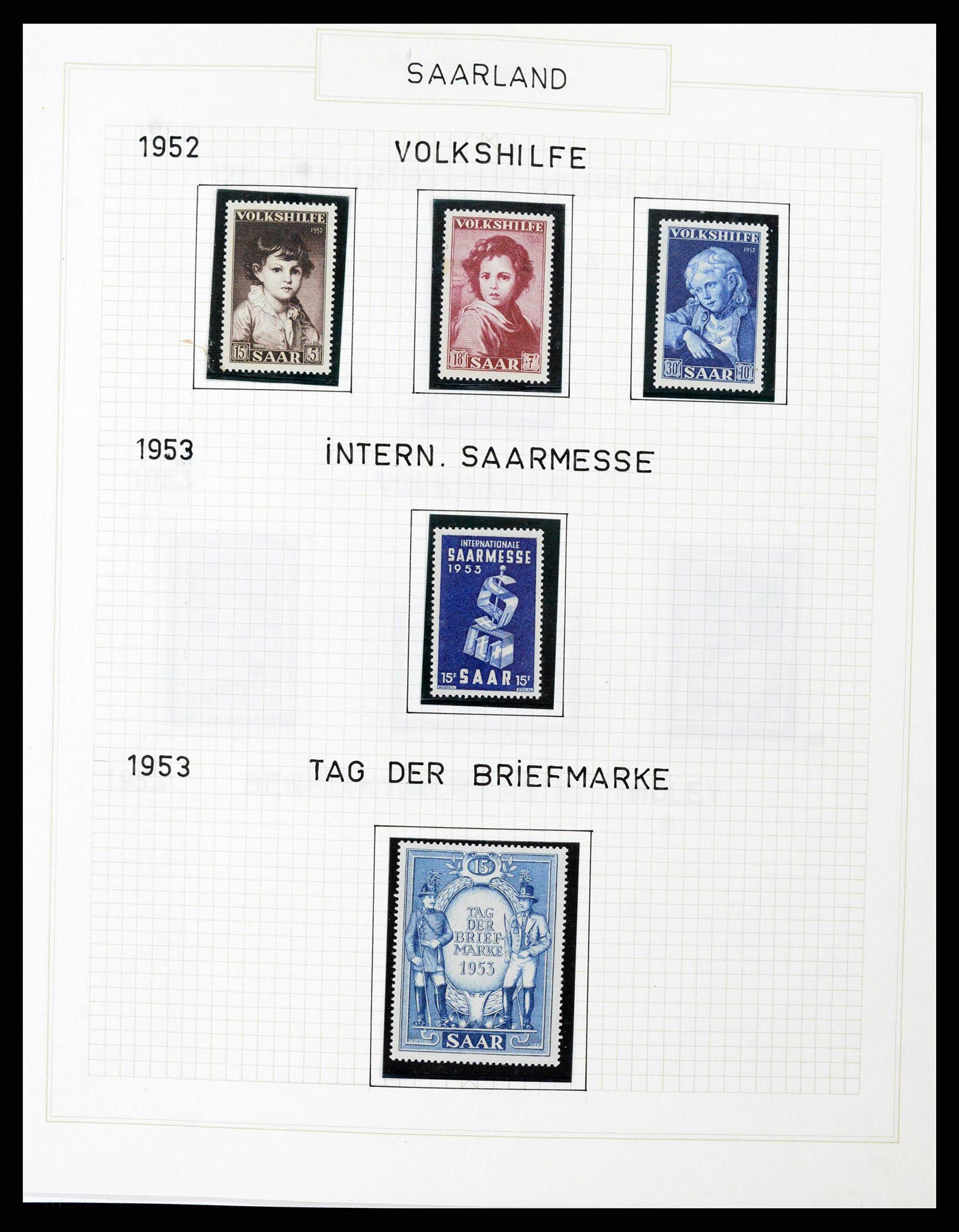 38469 0034 - Stamp collection 38469 German territories 1920-1959.
