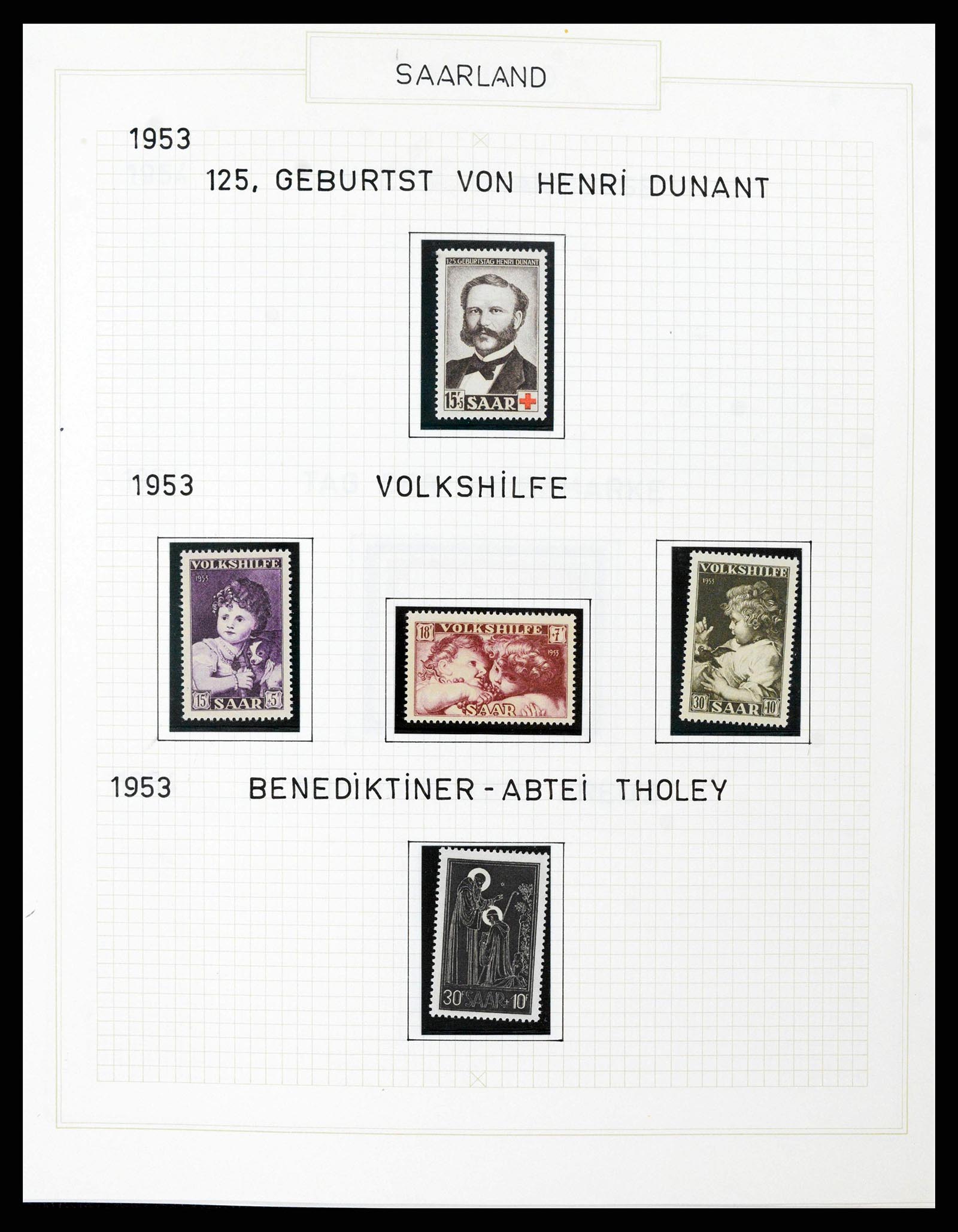 38469 0035 - Stamp collection 38469 German territories 1920-1959.