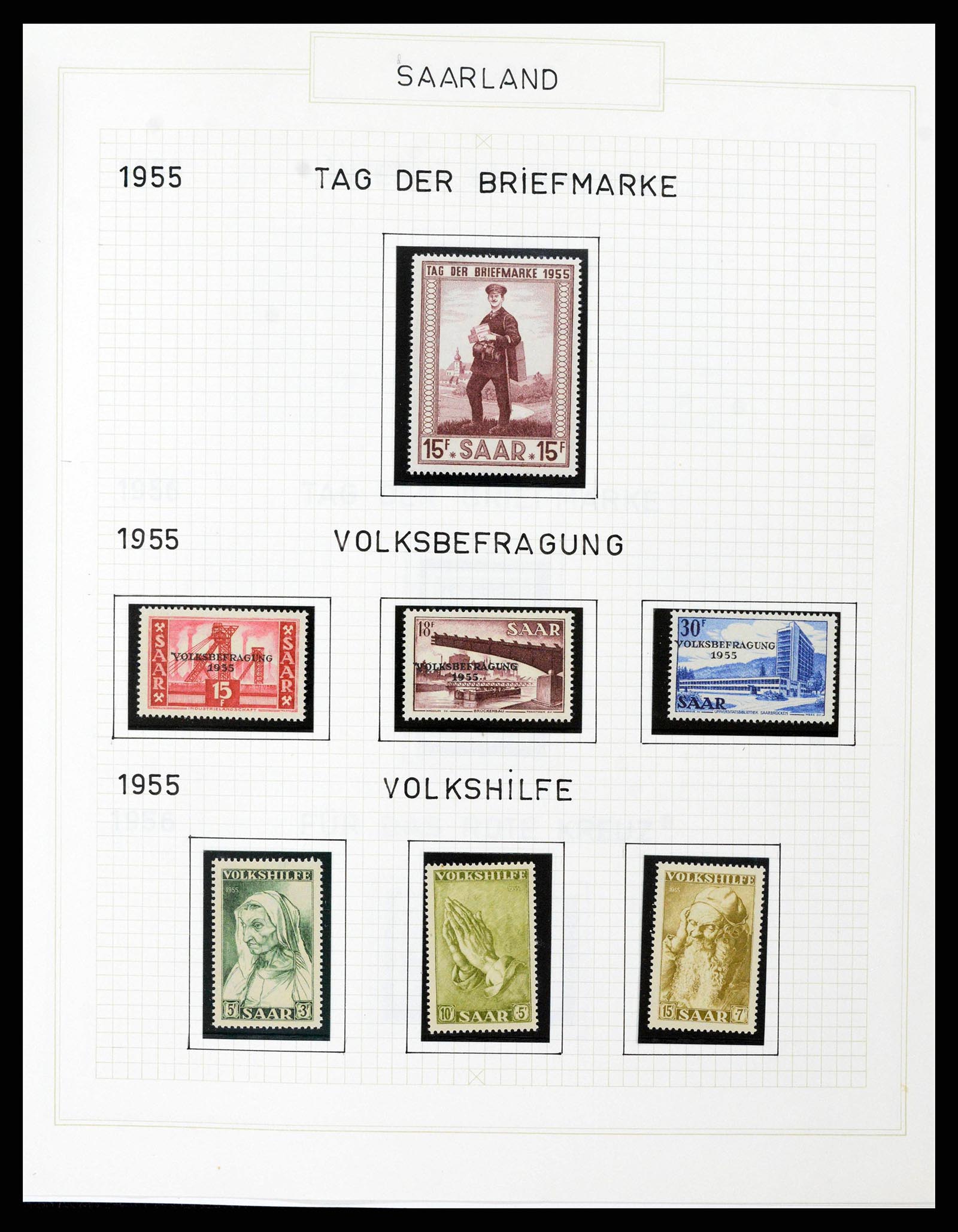 38469 0039 - Stamp collection 38469 German territories 1920-1959.