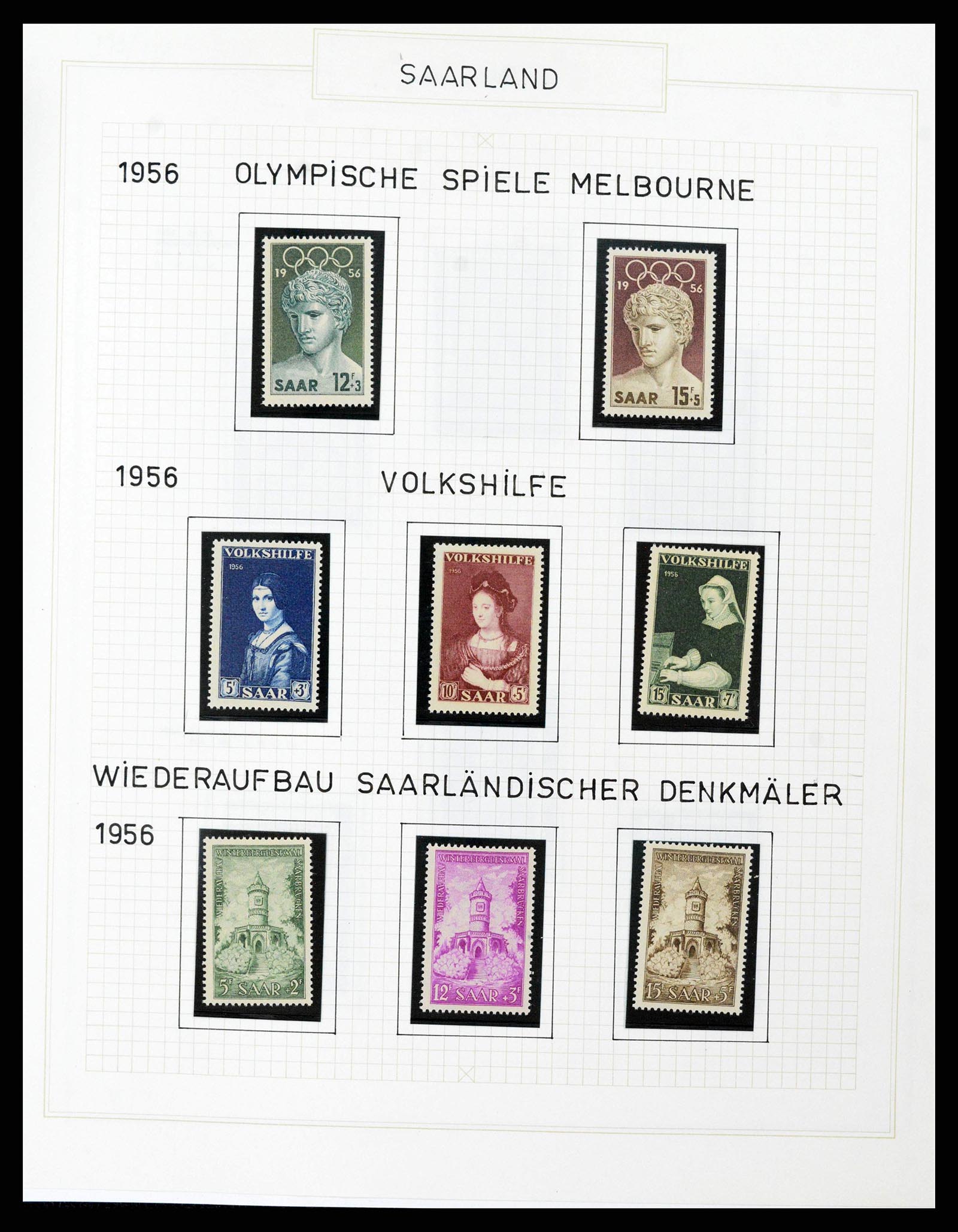 38469 0041 - Stamp collection 38469 German territories 1920-1959.