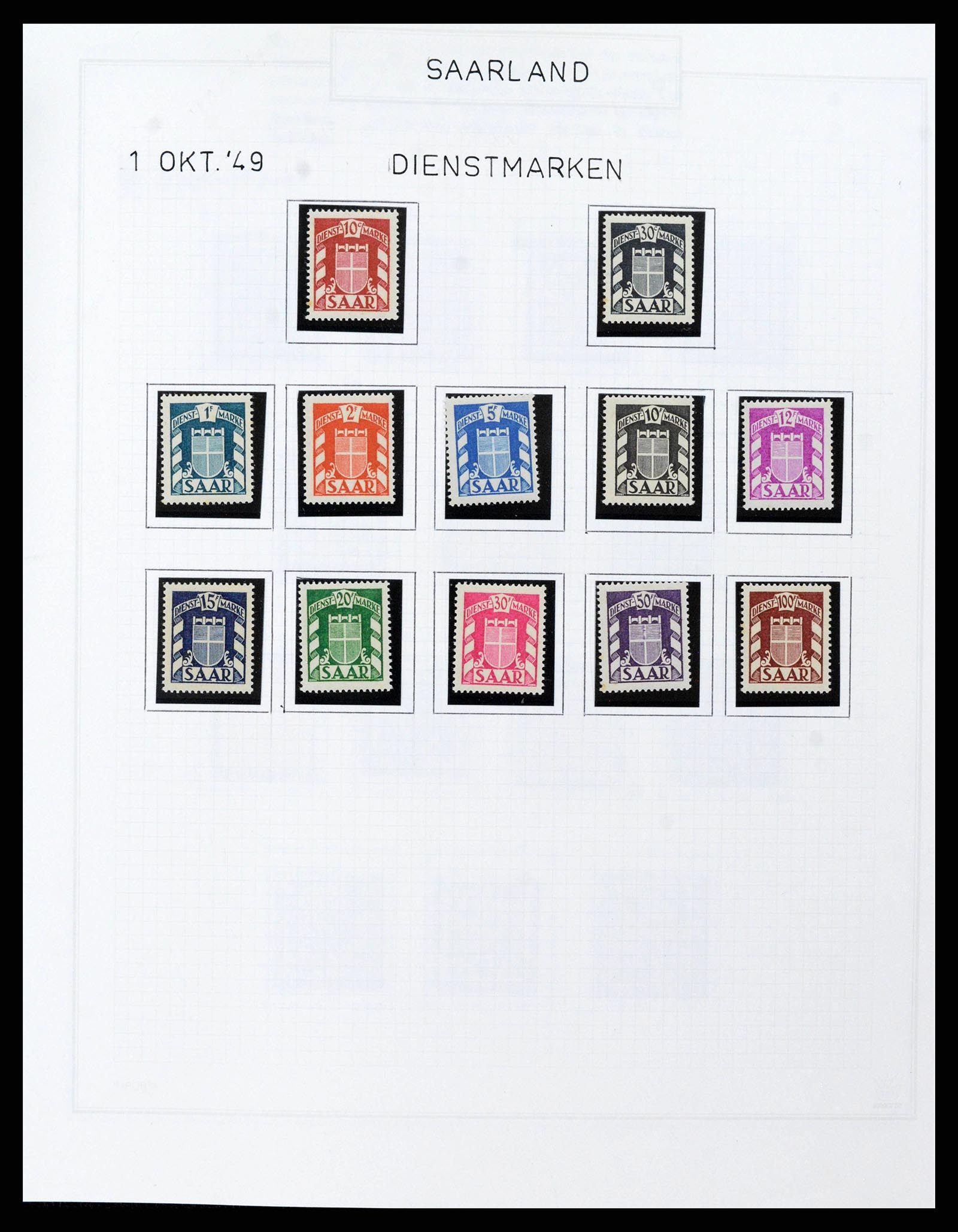 38469 0043 - Stamp collection 38469 German territories 1920-1959.