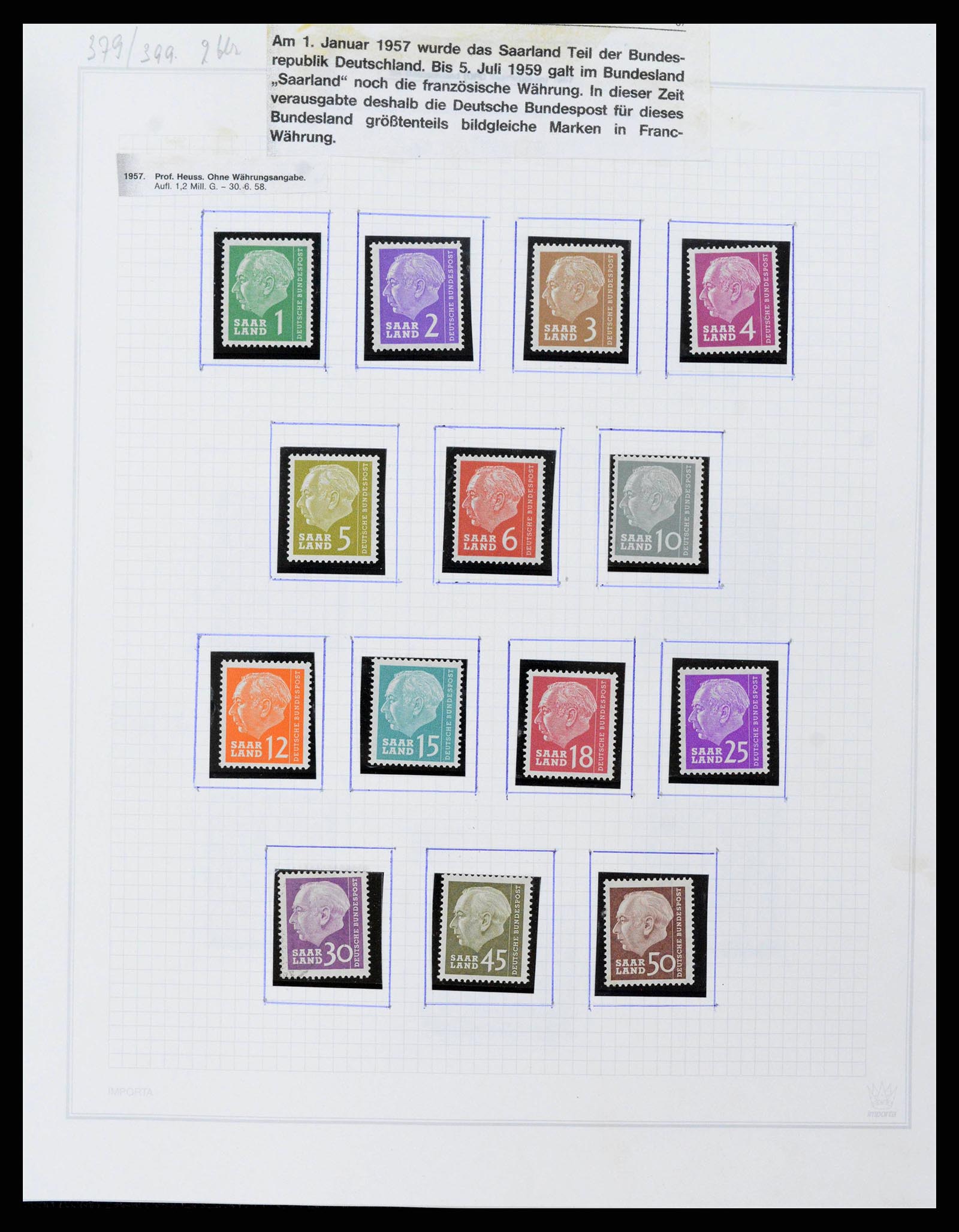 38469 0044 - Stamp collection 38469 German territories 1920-1959.