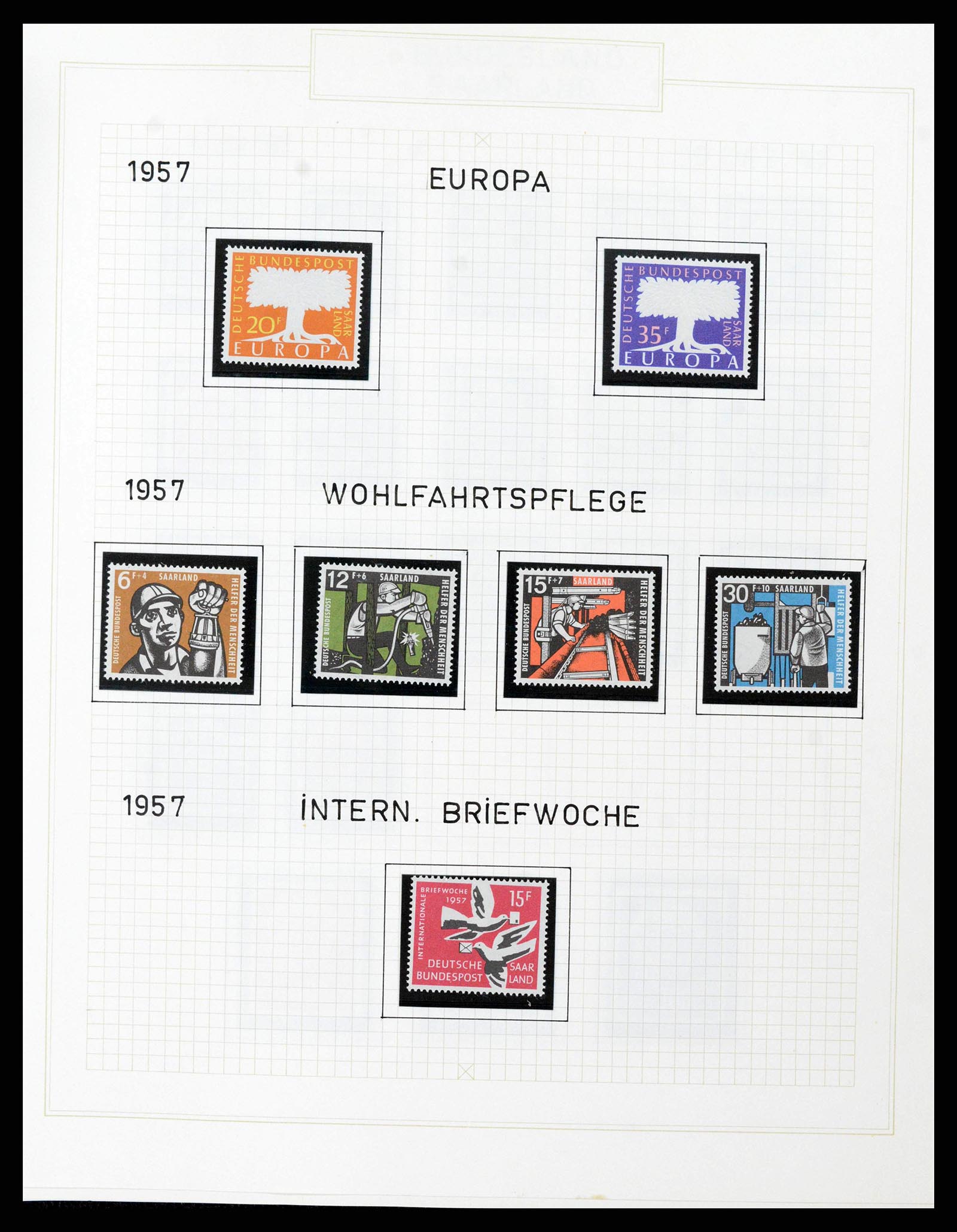 38469 0046 - Stamp collection 38469 German territories 1920-1959.