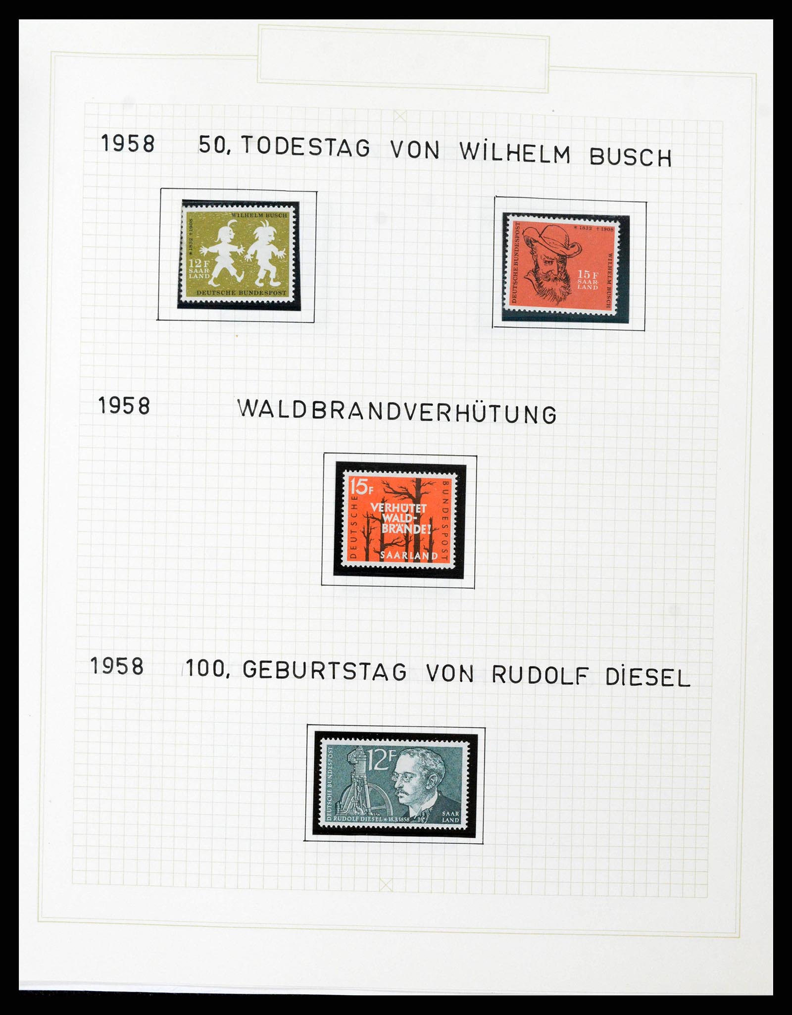 38469 0049 - Stamp collection 38469 German territories 1920-1959.