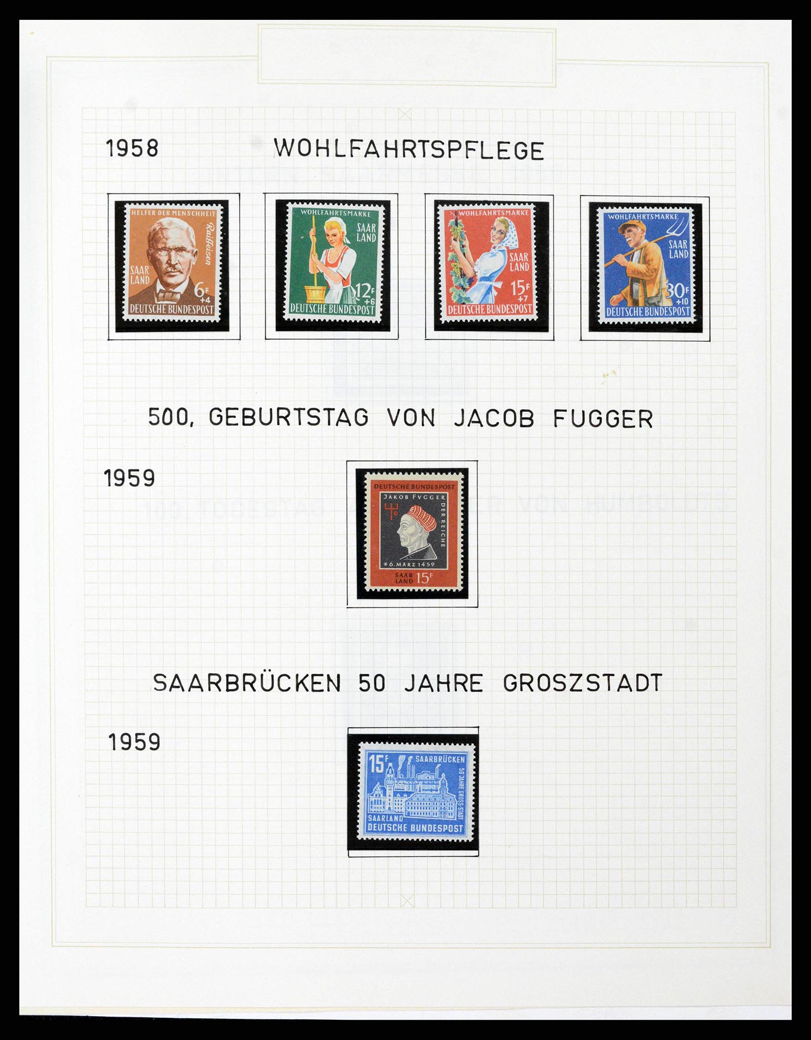 38469 0052 - Stamp collection 38469 German territories 1920-1959.