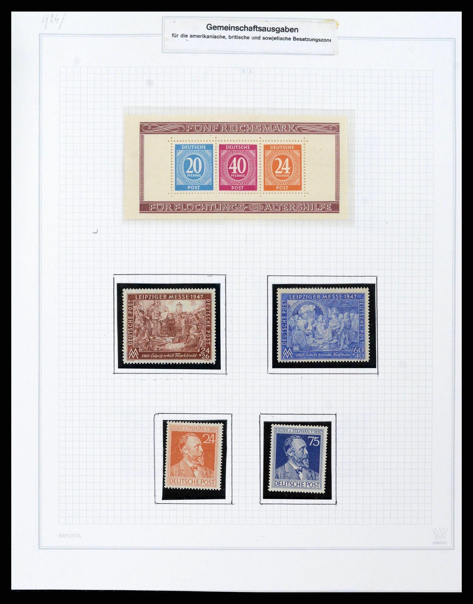 38469 0058 - Stamp collection 38469 German territories 1920-1959.