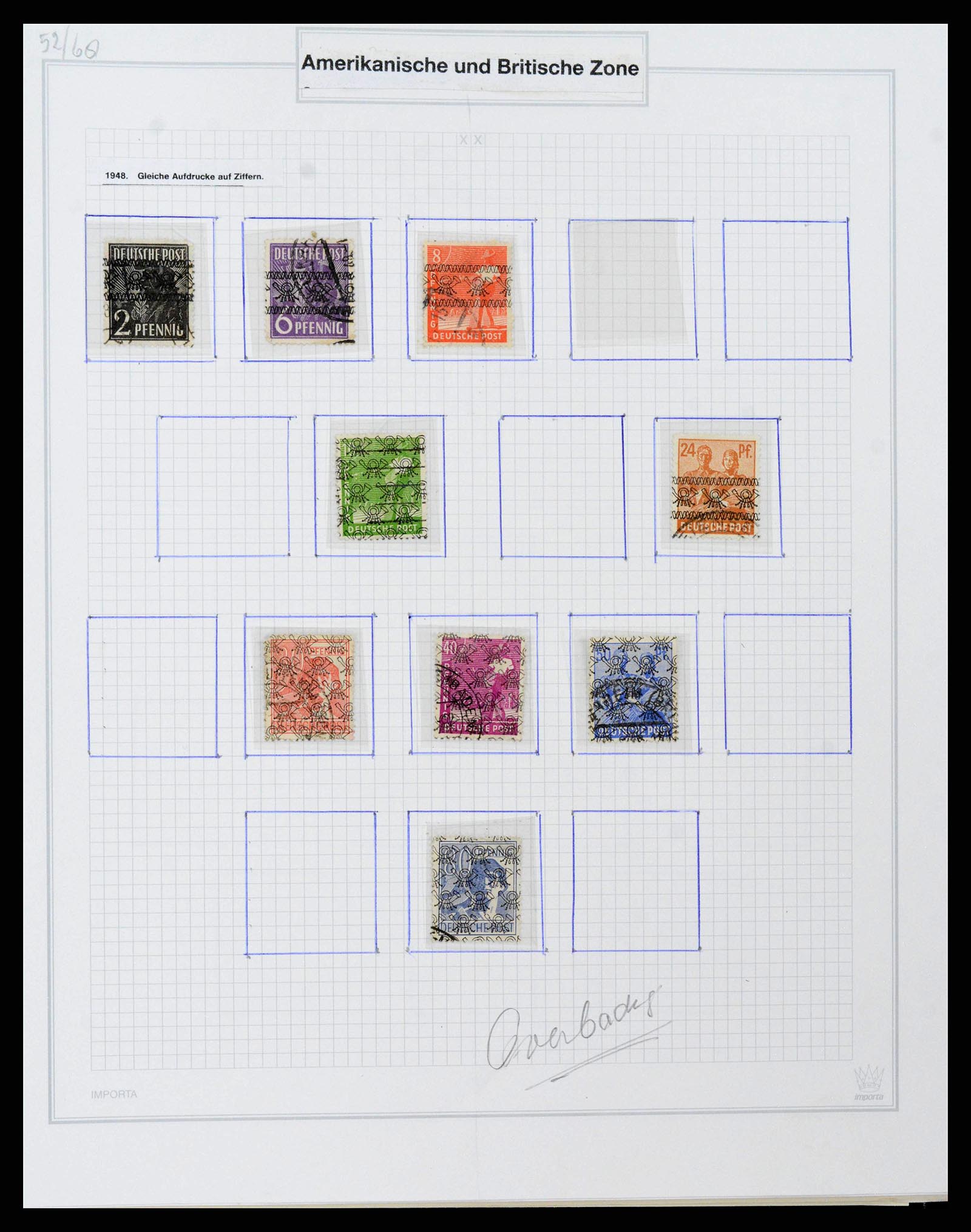 38469 0151 - Postzegelverzameling 38469 Duitse gebieden 1920-1959.
