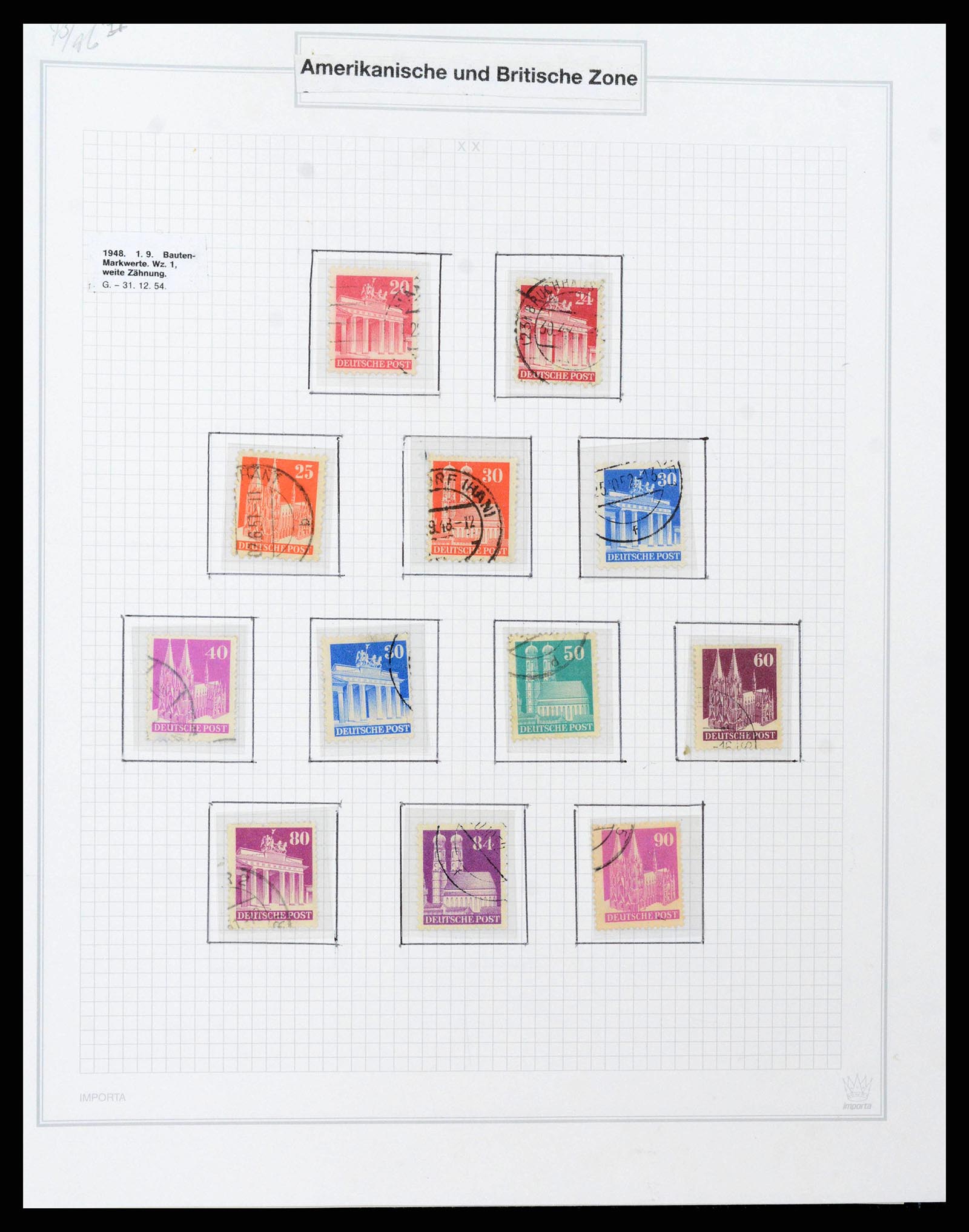 38469 0153 - Postzegelverzameling 38469 Duitse gebieden 1920-1959.