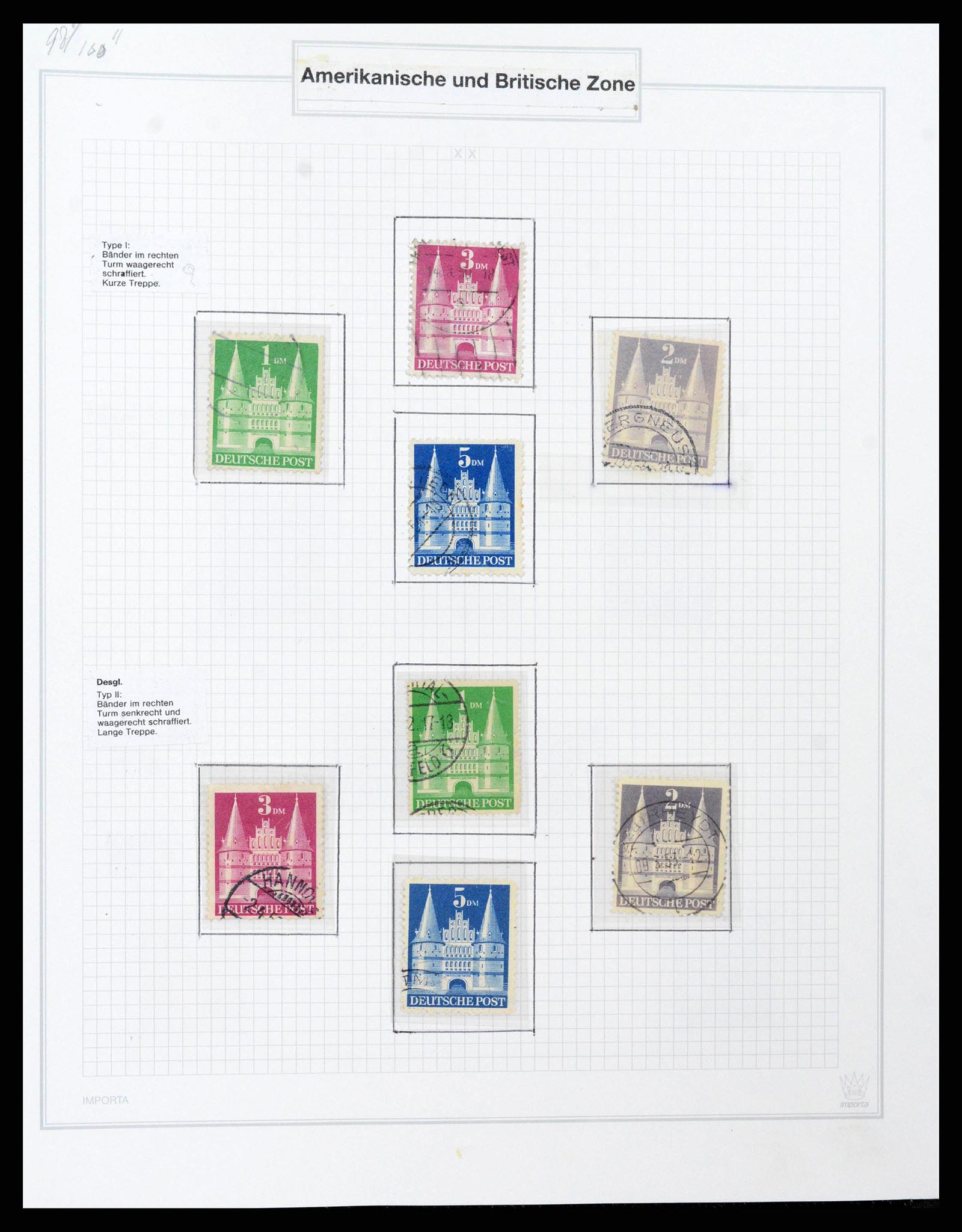 38469 0155 - Stamp collection 38469 German territories 1920-1959.