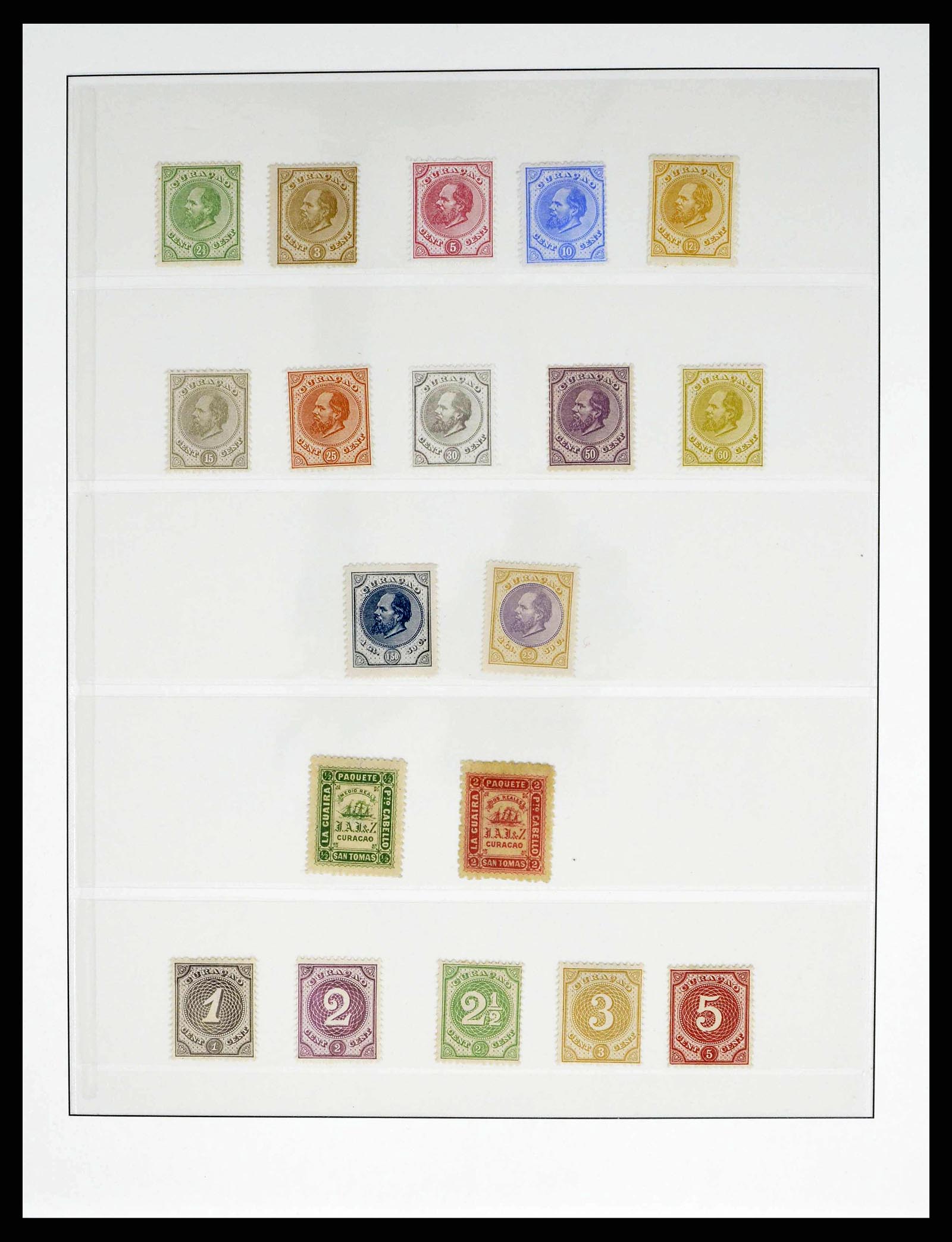 38470 0001 - Postzegelverzameling 38470 Curaçao/Antillen 1873-1980.