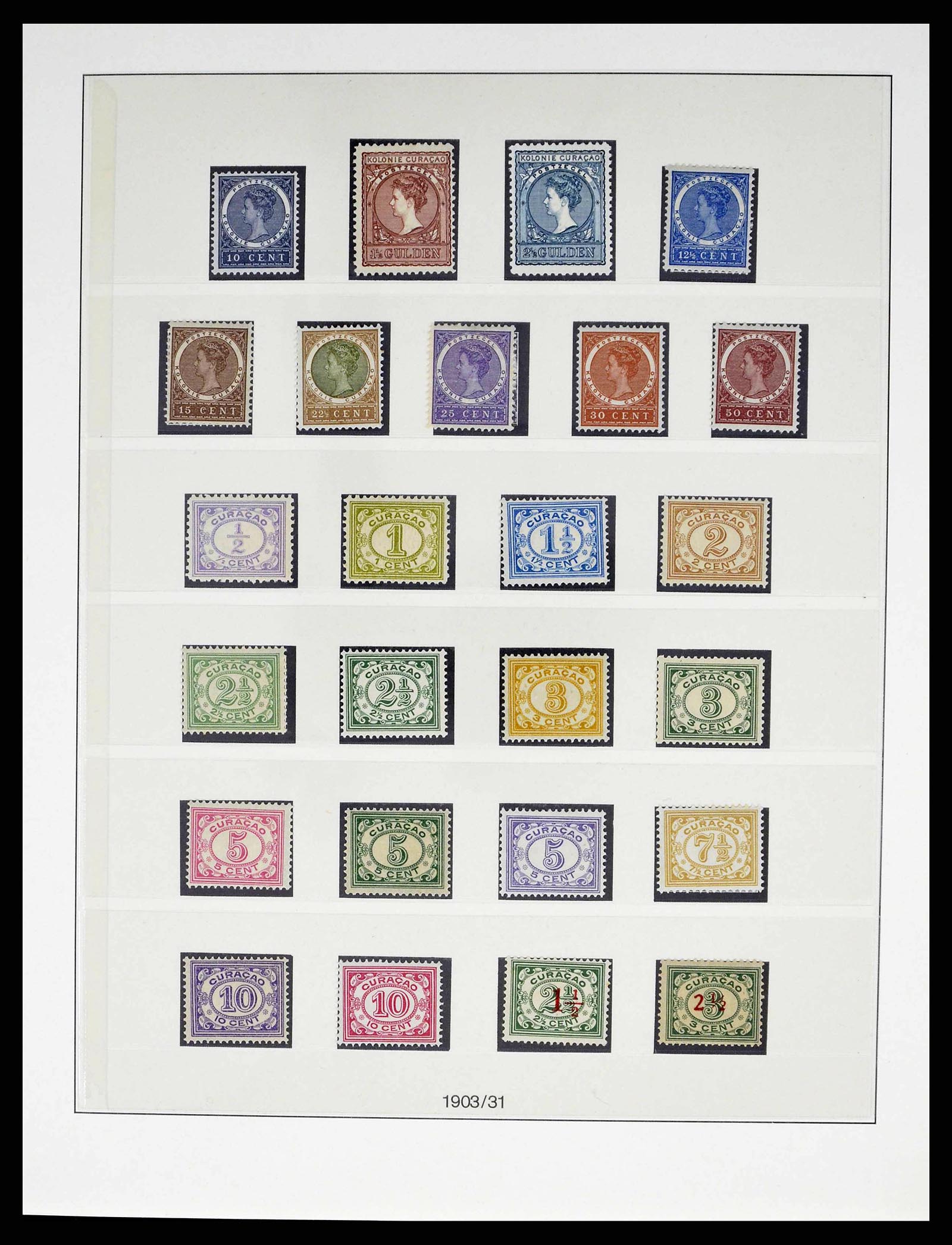 38470 0003 - Postzegelverzameling 38470 Curaçao/Antillen 1873-1980.