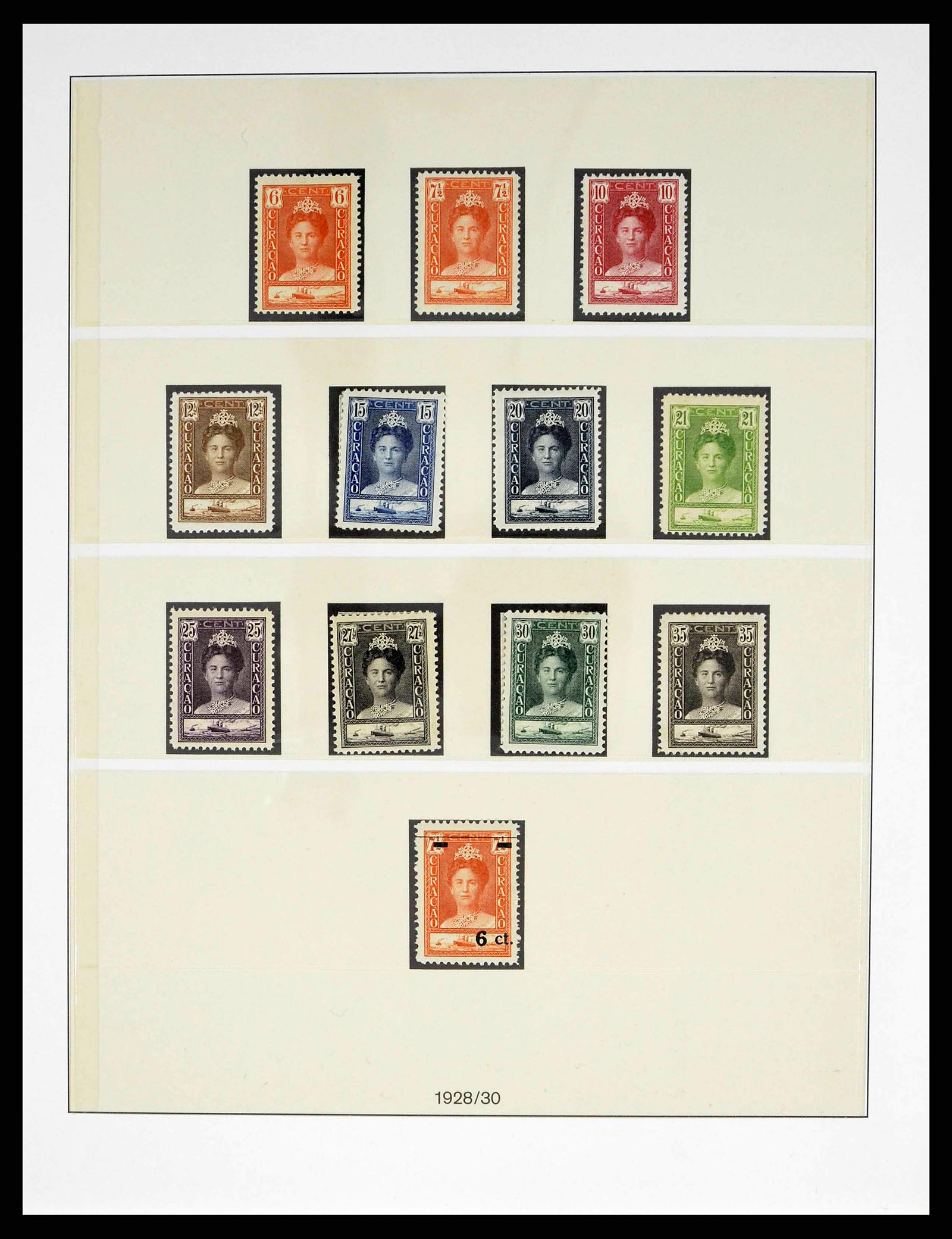 38470 0007 - Postzegelverzameling 38470 Curaçao/Antillen 1873-1980.