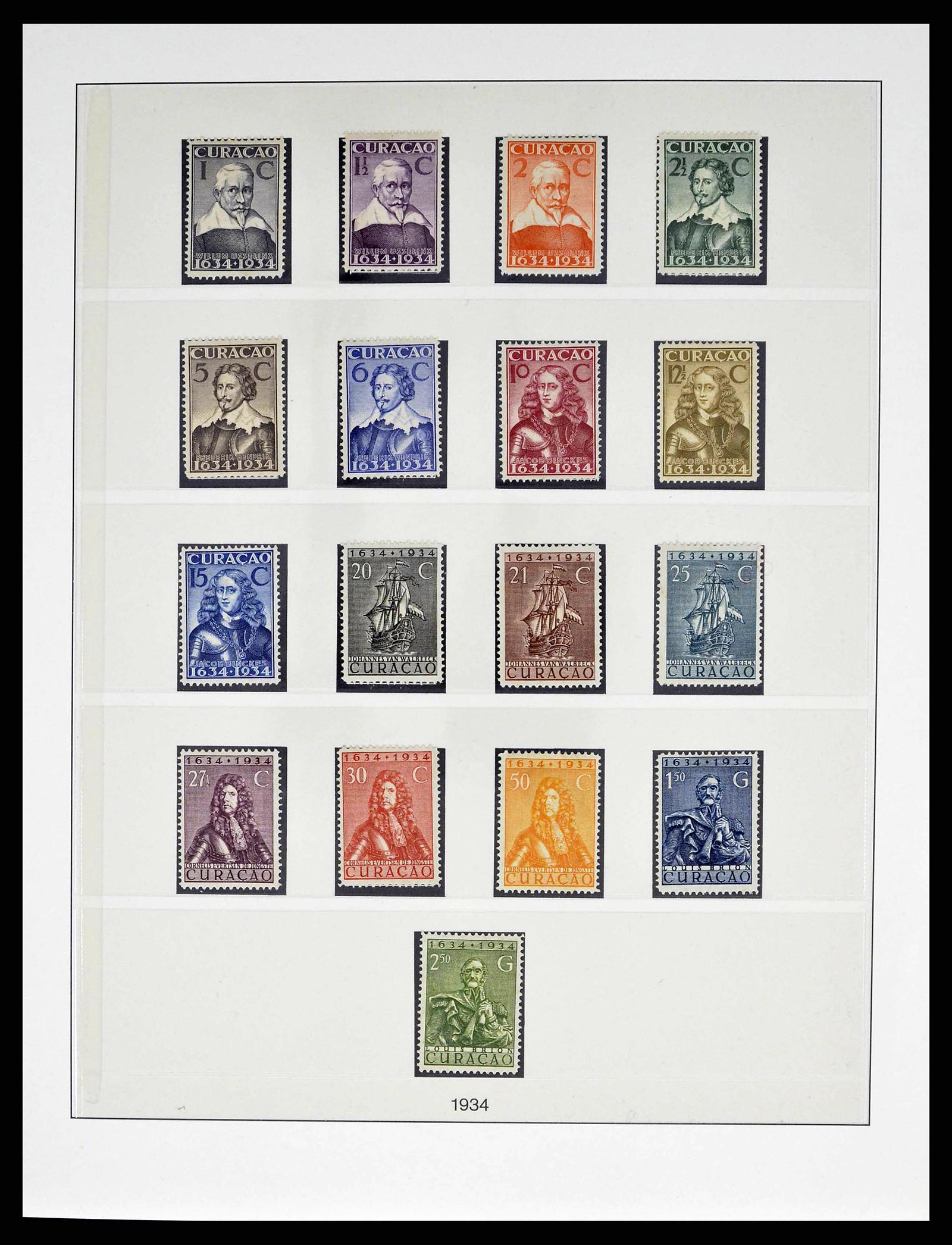 38470 0008 - Postzegelverzameling 38470 Curaçao/Antillen 1873-1980.
