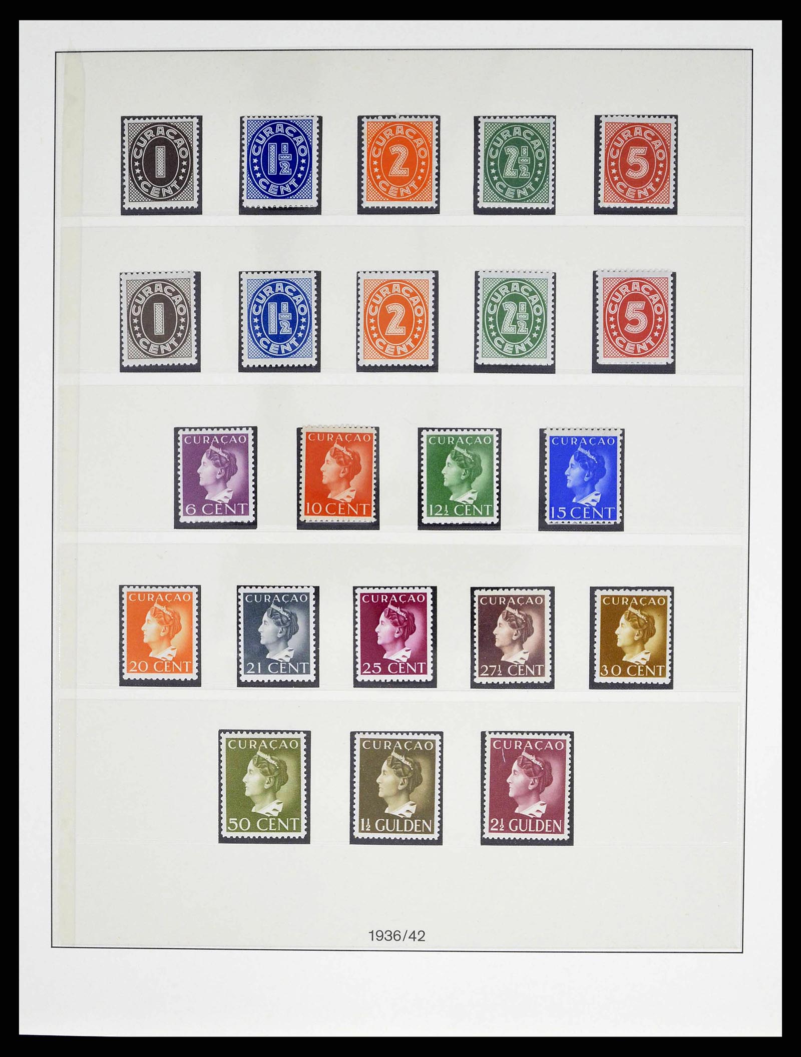 38470 0010 - Postzegelverzameling 38470 Curaçao/Antillen 1873-1980.