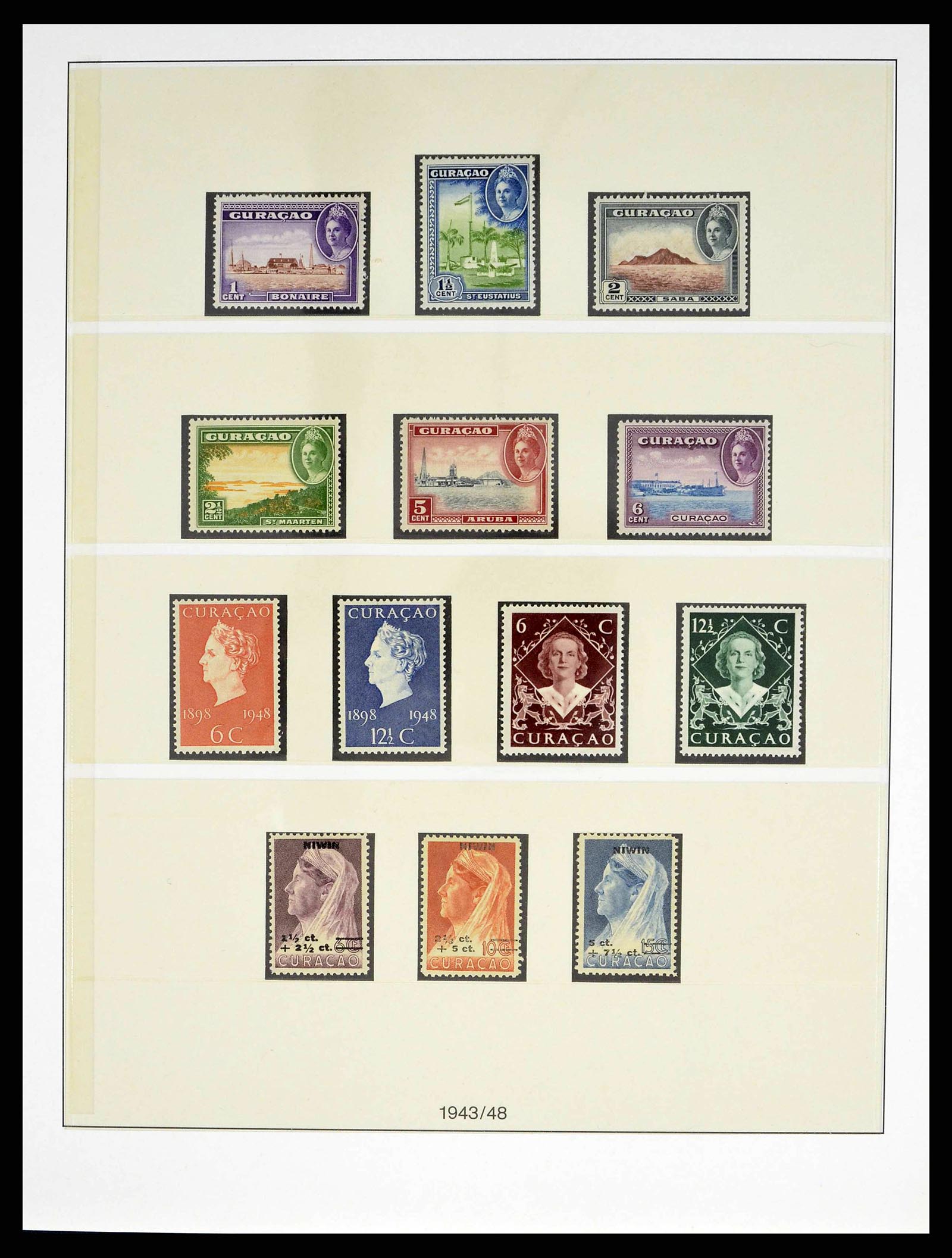 38470 0011 - Postzegelverzameling 38470 Curaçao/Antillen 1873-1980.