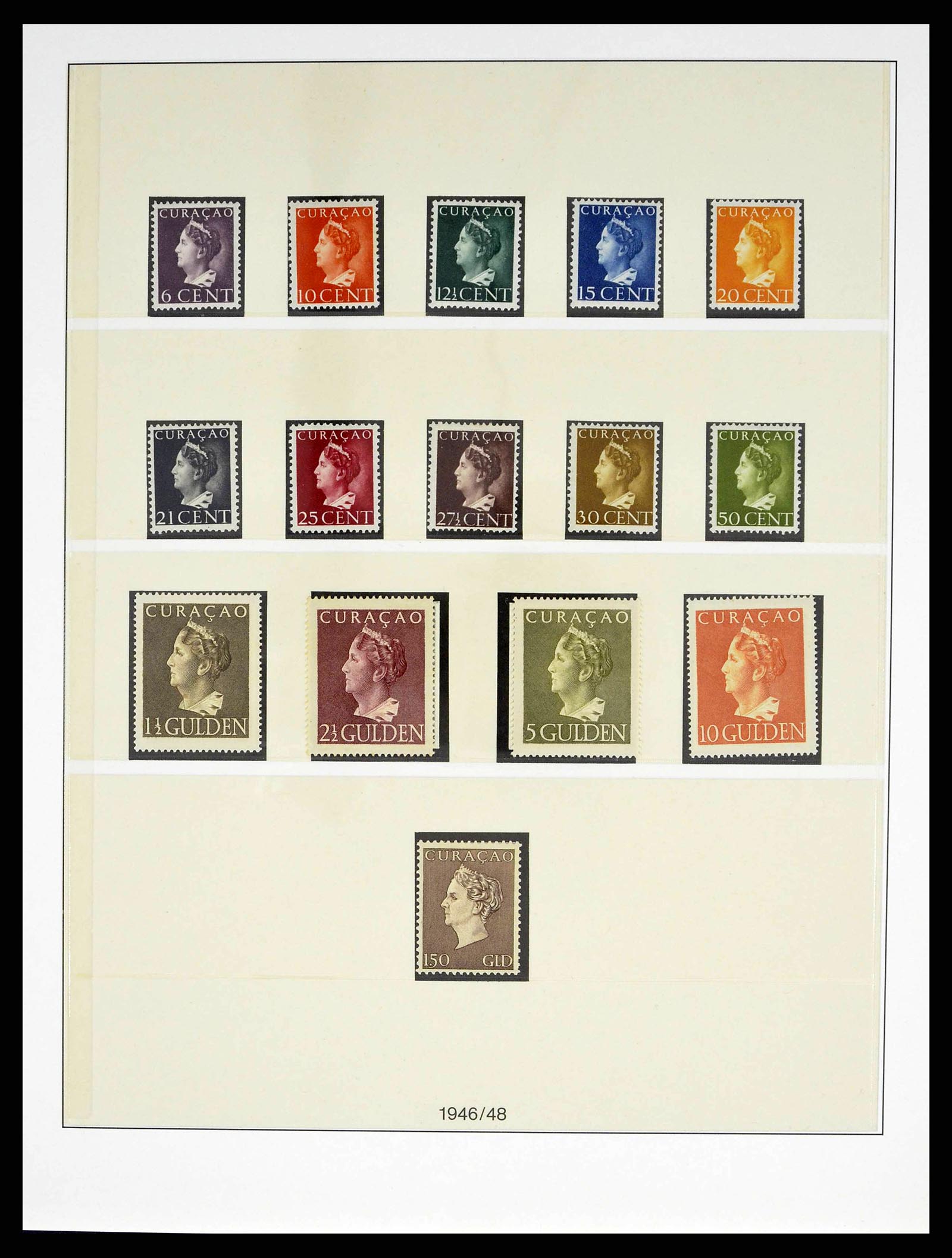 38470 0012 - Postzegelverzameling 38470 Curaçao/Antillen 1873-1980.