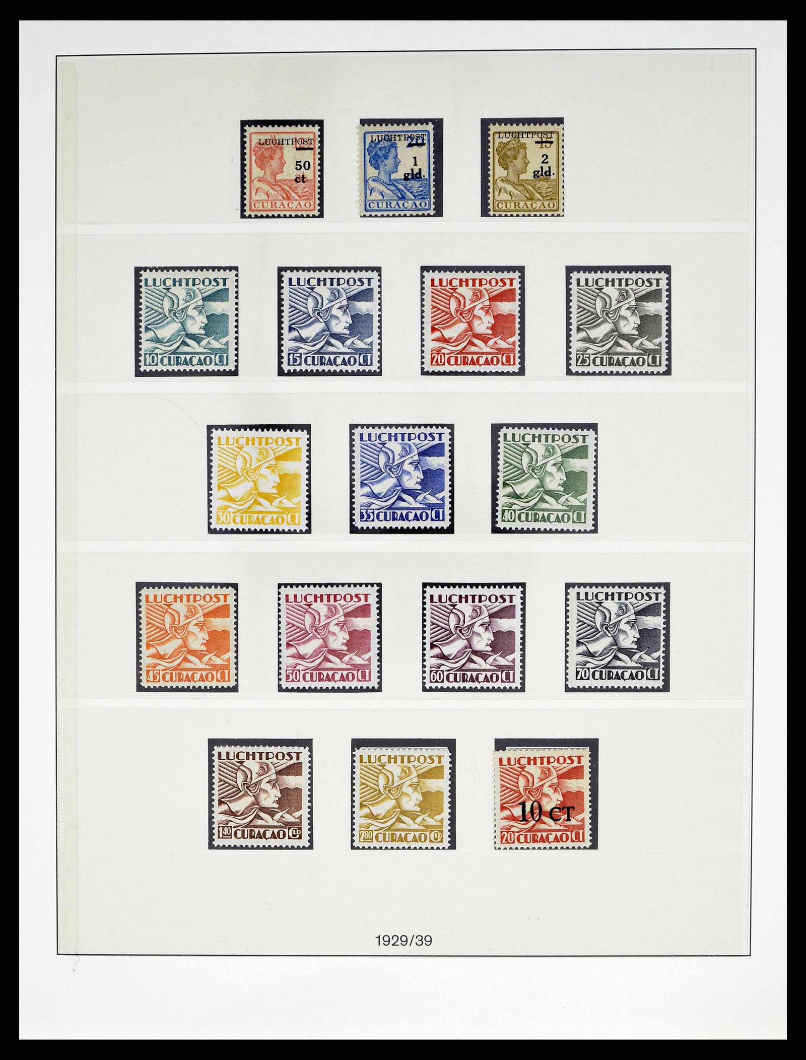 38470 0014 - Postzegelverzameling 38470 Curaçao/Antillen 1873-1980.