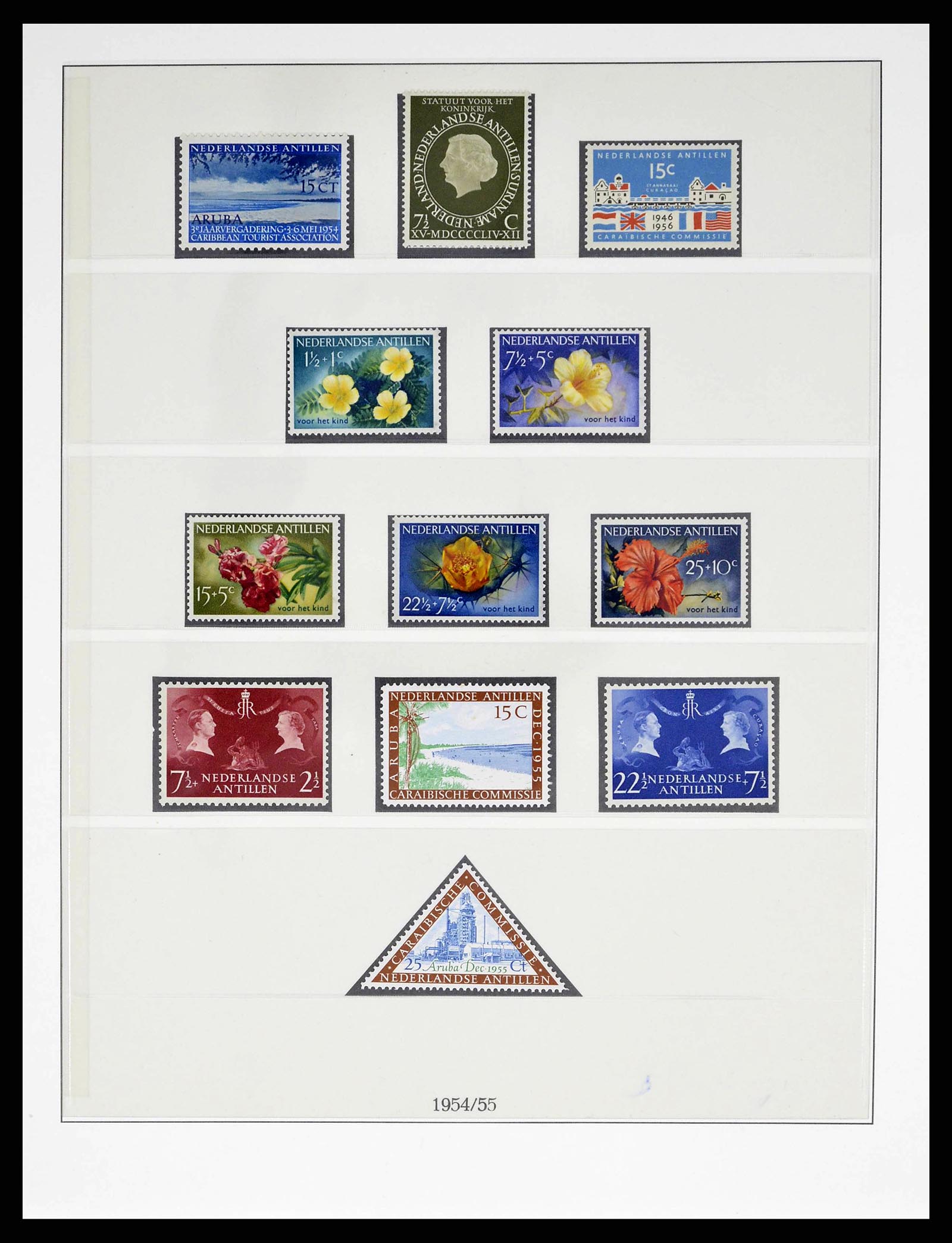 38470 0026 - Postzegelverzameling 38470 Curaçao/Antillen 1873-1980.