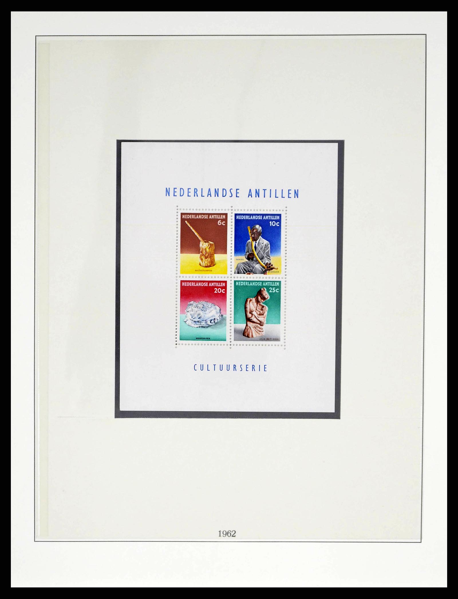 38470 0032 - Postzegelverzameling 38470 Curaçao/Antillen 1873-1980.