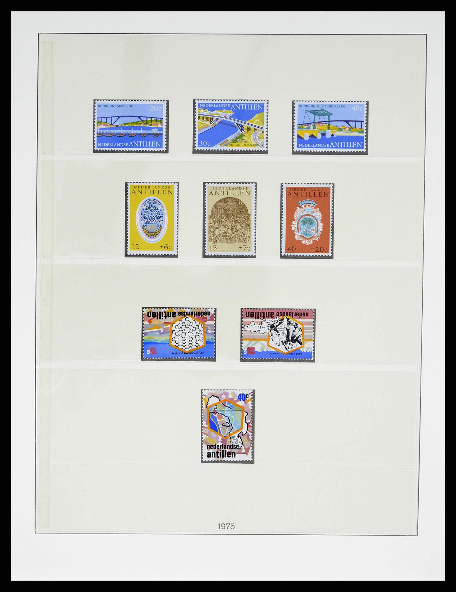 38470 0047 - Postzegelverzameling 38470 Curaçao/Antillen 1873-1980.