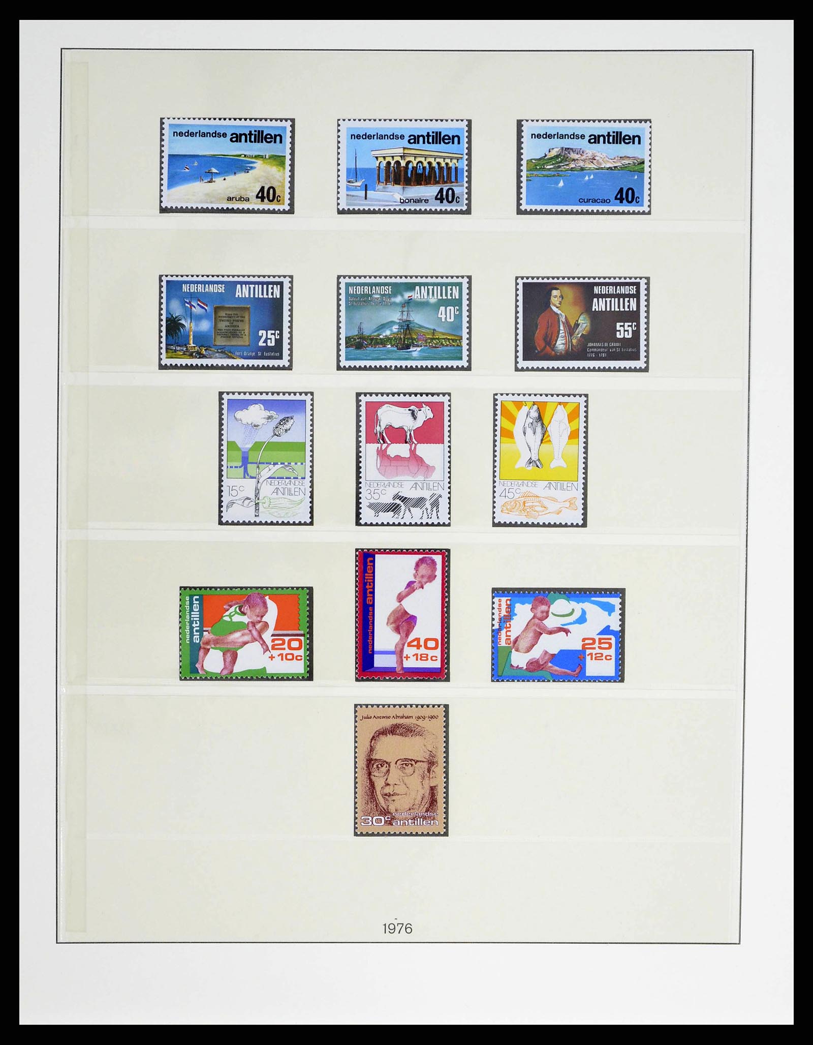 38470 0049 - Postzegelverzameling 38470 Curaçao/Antillen 1873-1980.