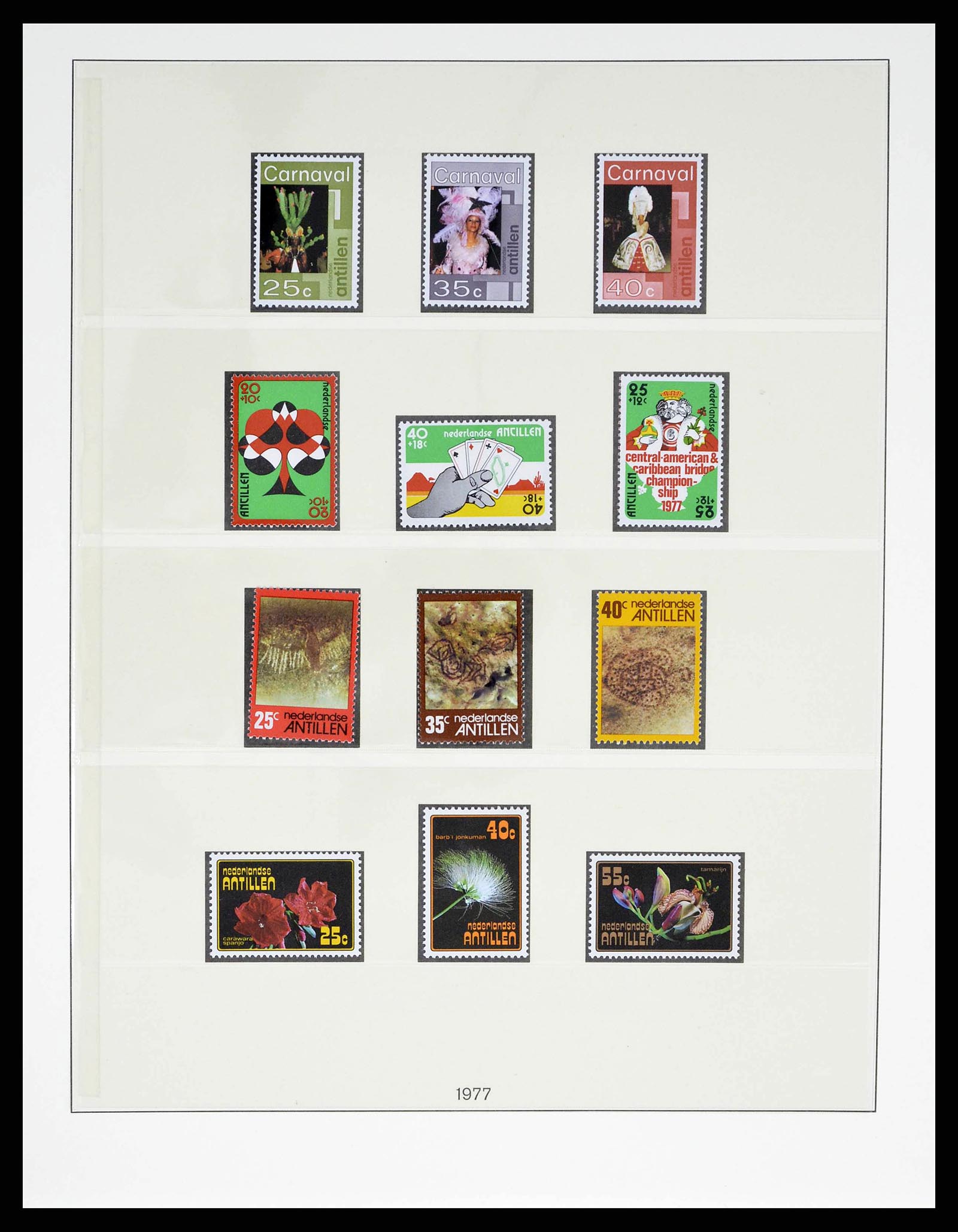 38470 0050 - Postzegelverzameling 38470 Curaçao/Antillen 1873-1980.