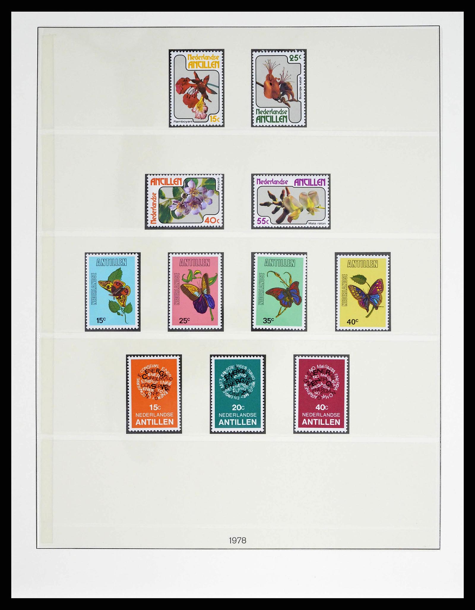 38470 0055 - Postzegelverzameling 38470 Curaçao/Antillen 1873-1980.